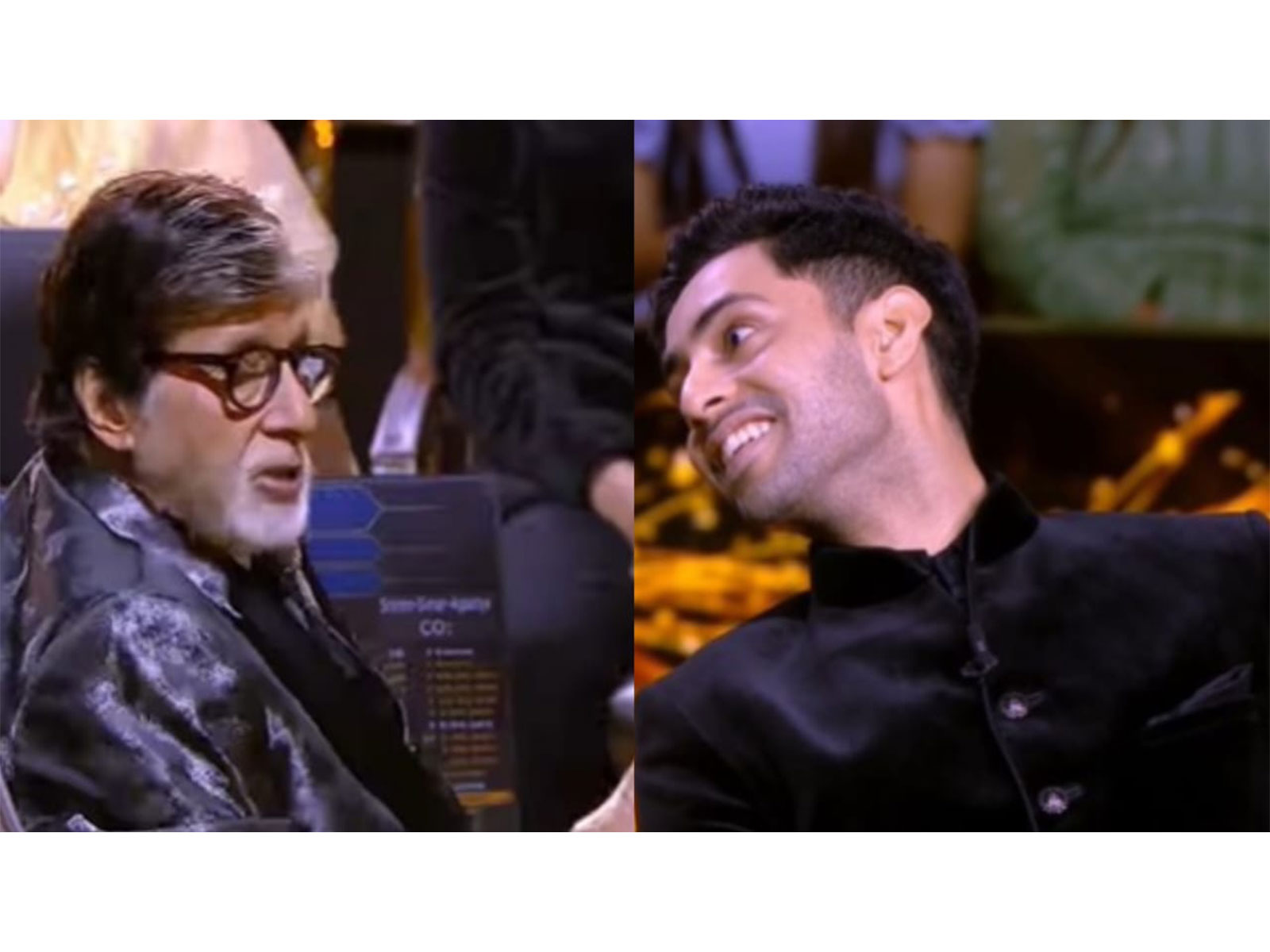 Big B, Agastya Nanda (Photo/instagram/@sonytvuk)