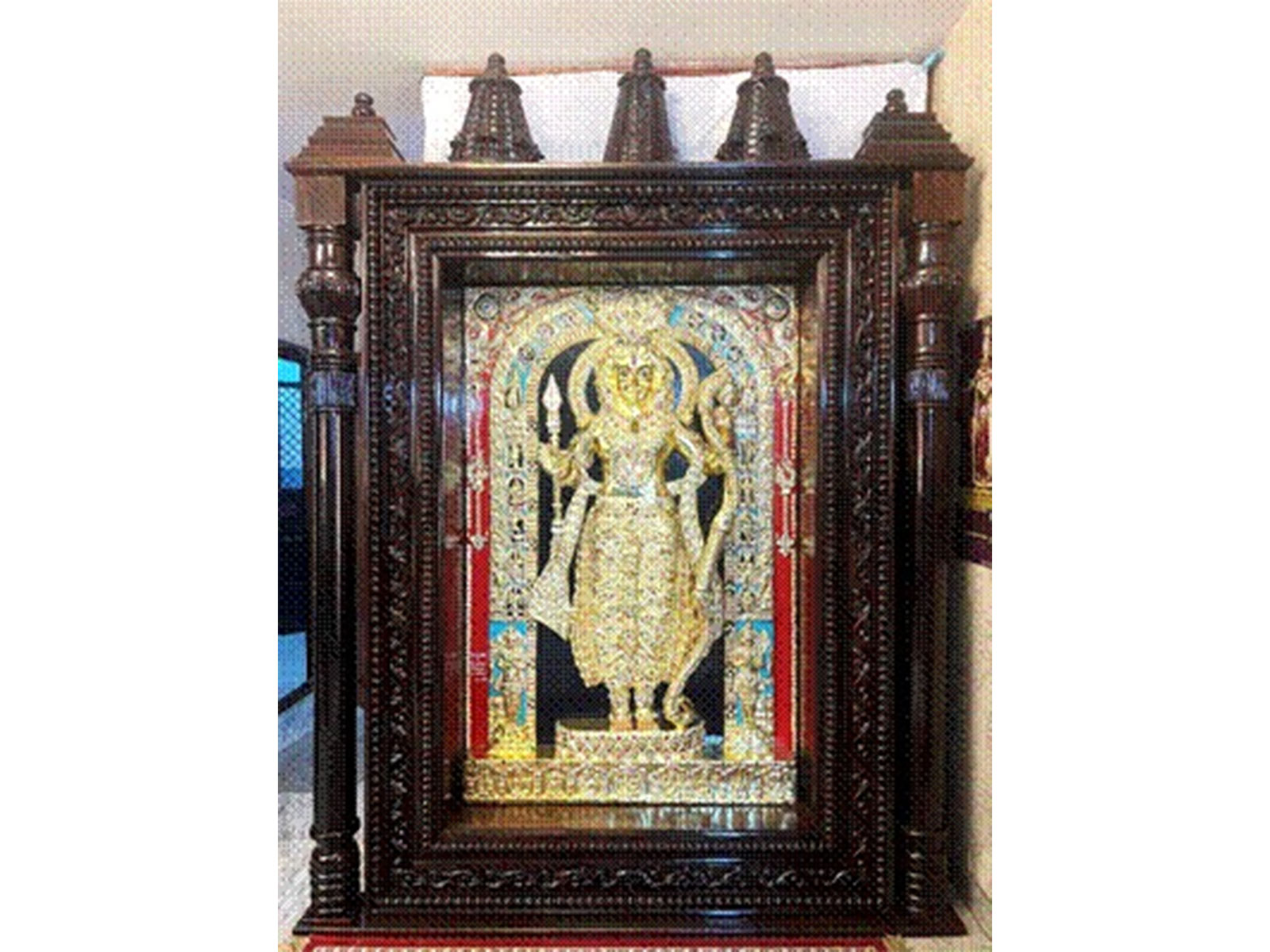 Tanjavur-style Lord Shri Ram artwork (Photo/ PIB) Tanjavur-style Lord Shri Ram artwork (Photo/ PIB)