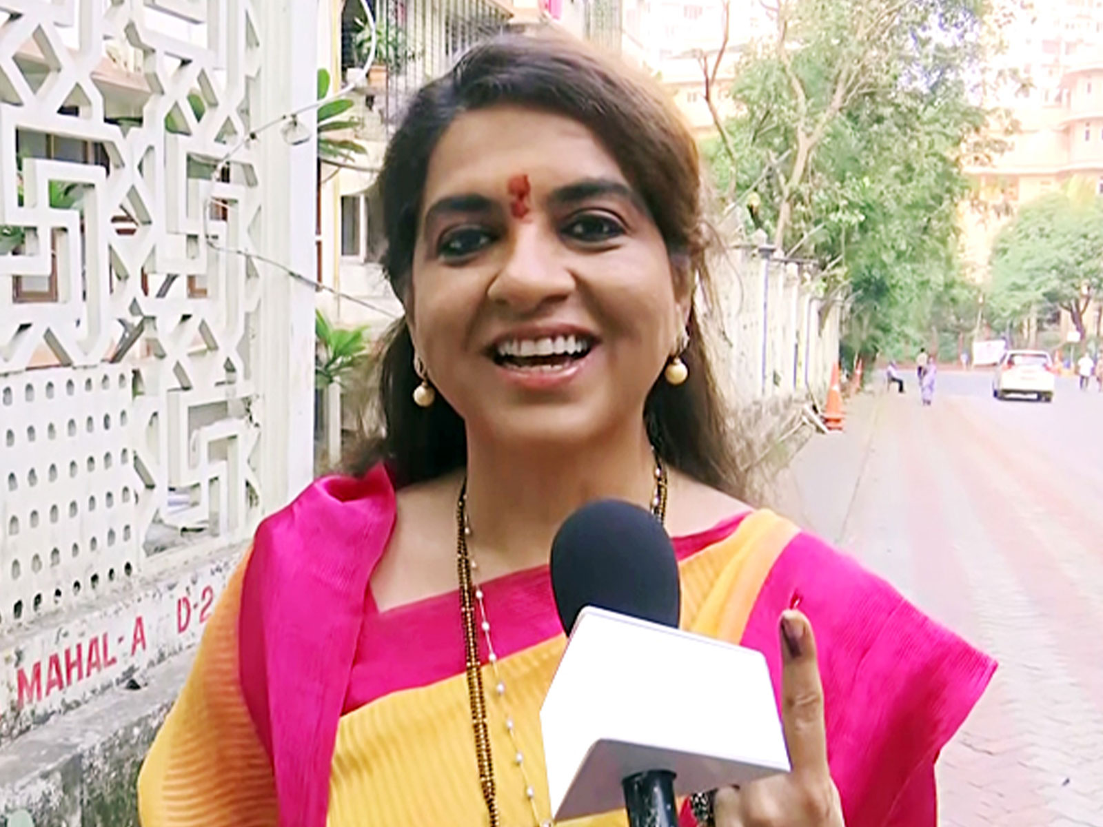 Shiv Sena leader Shaina NC (Photo/ANI)