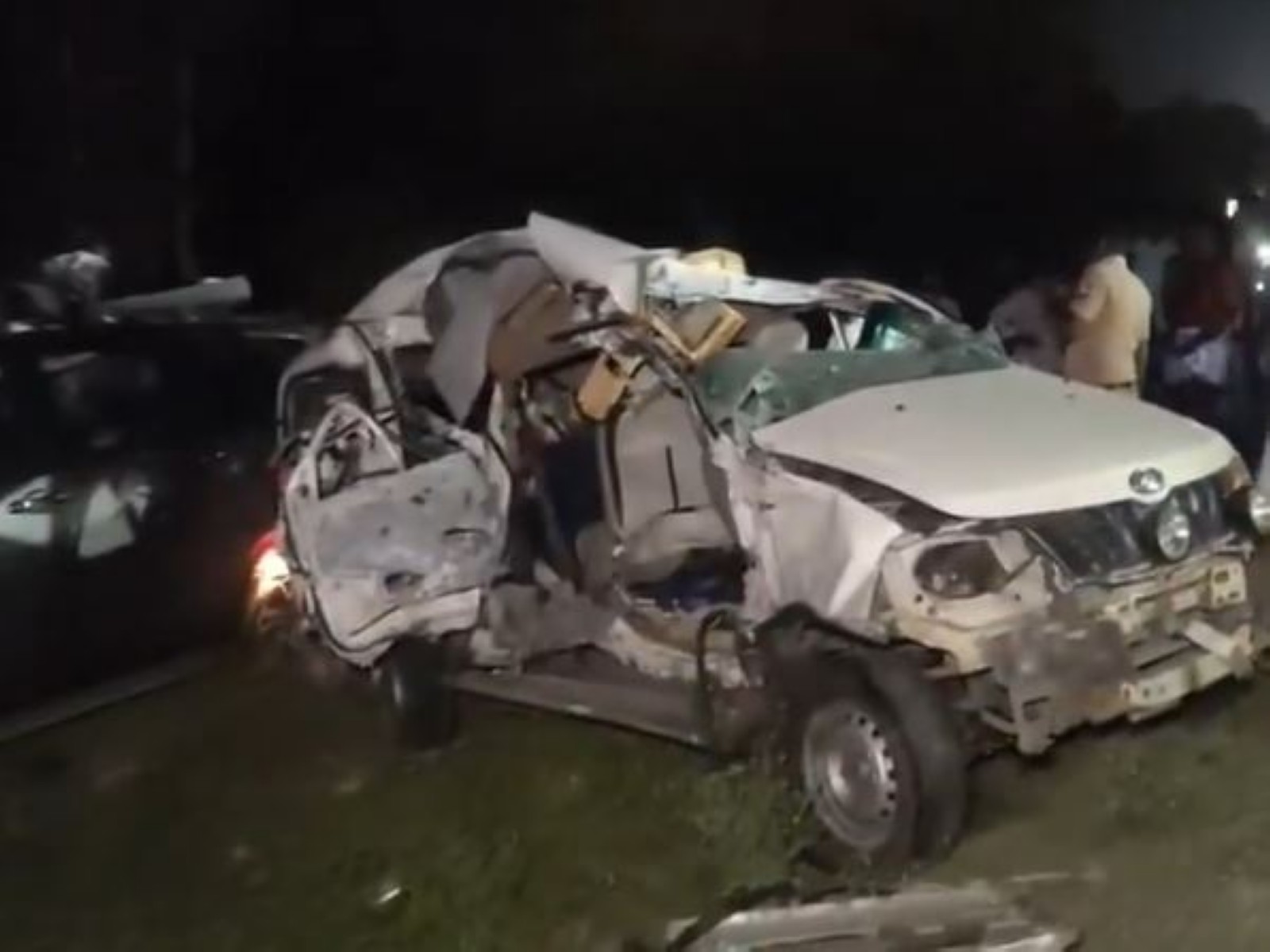 Road accident near Eluthur village in Cuddalore district (Photo/ANI) Road accident near Eluthur village in Cuddalore district (Photo/ANI)