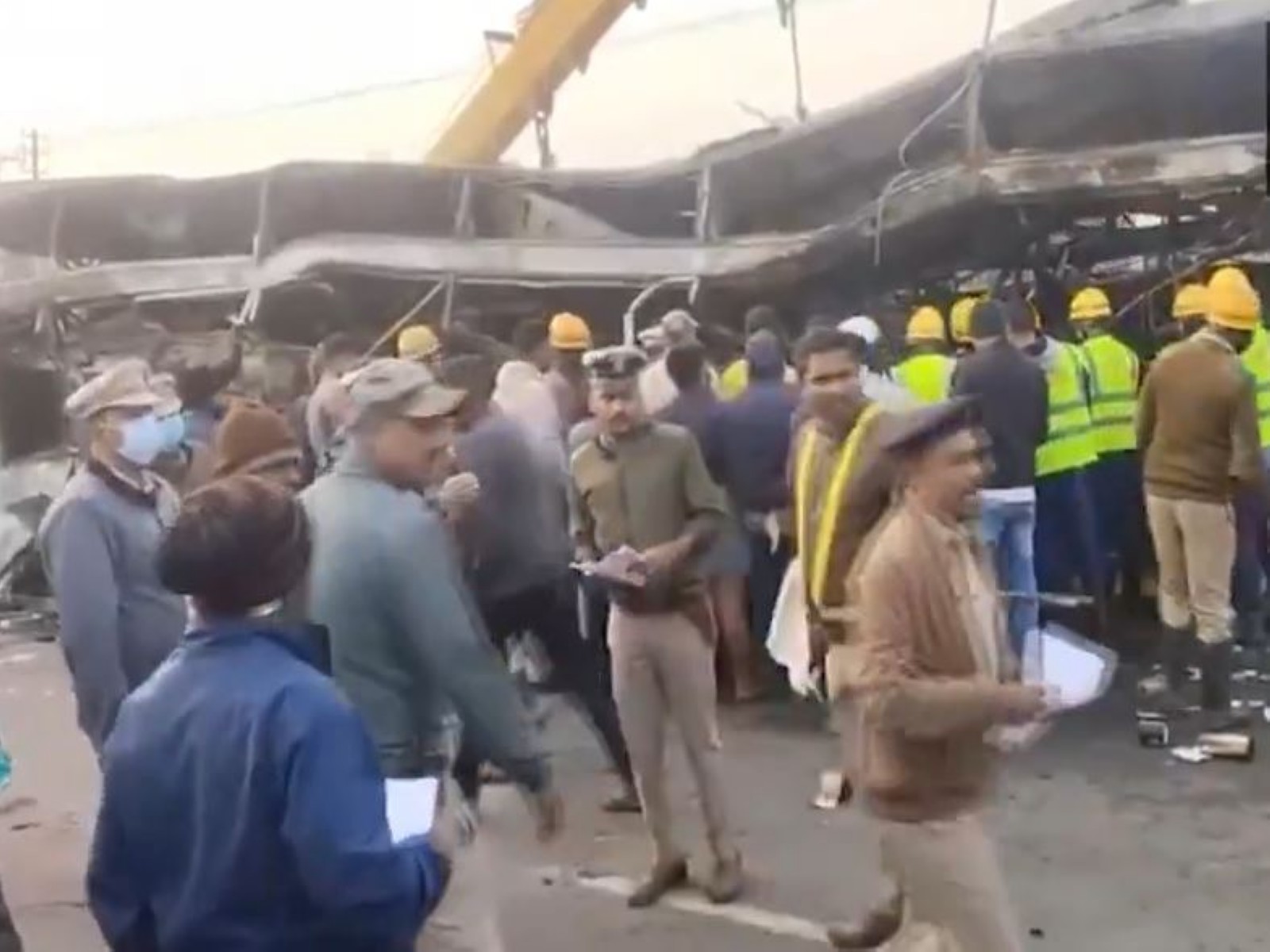 Fatal accident near Gorlathu village on National Highway 48. (Photo/ANI) Fatal accident near Gorlathu village on National Highway 48. (Photo/ANI)