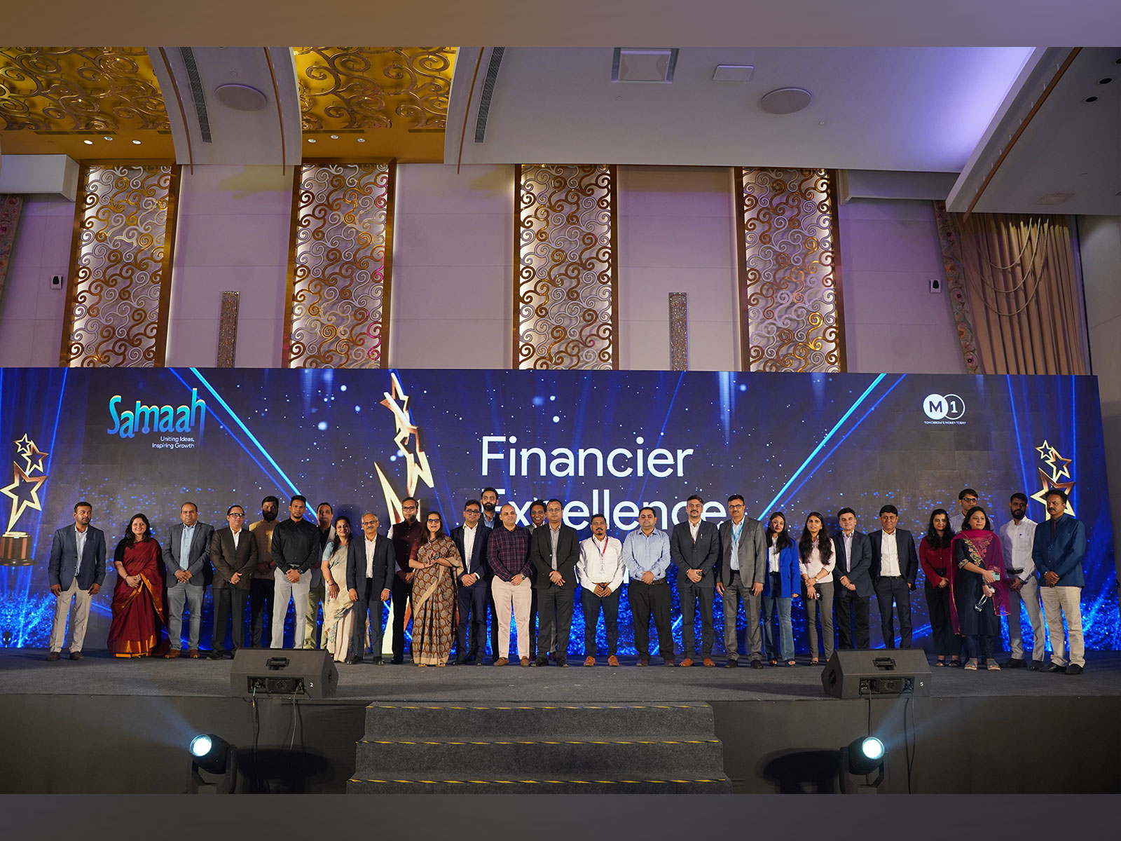 Eminent Speaker, panellist, and the Award winners at the M1 Group’s Samaah 2025 in Mumbai