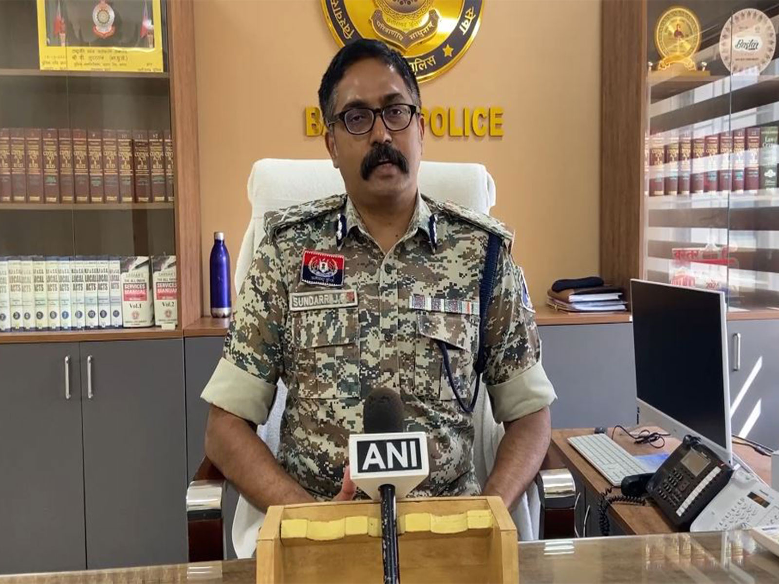 Bastar IG, P. Sundarraj (Photo/ANI) Bastar IG, P. Sundarraj (Photo/ANI)