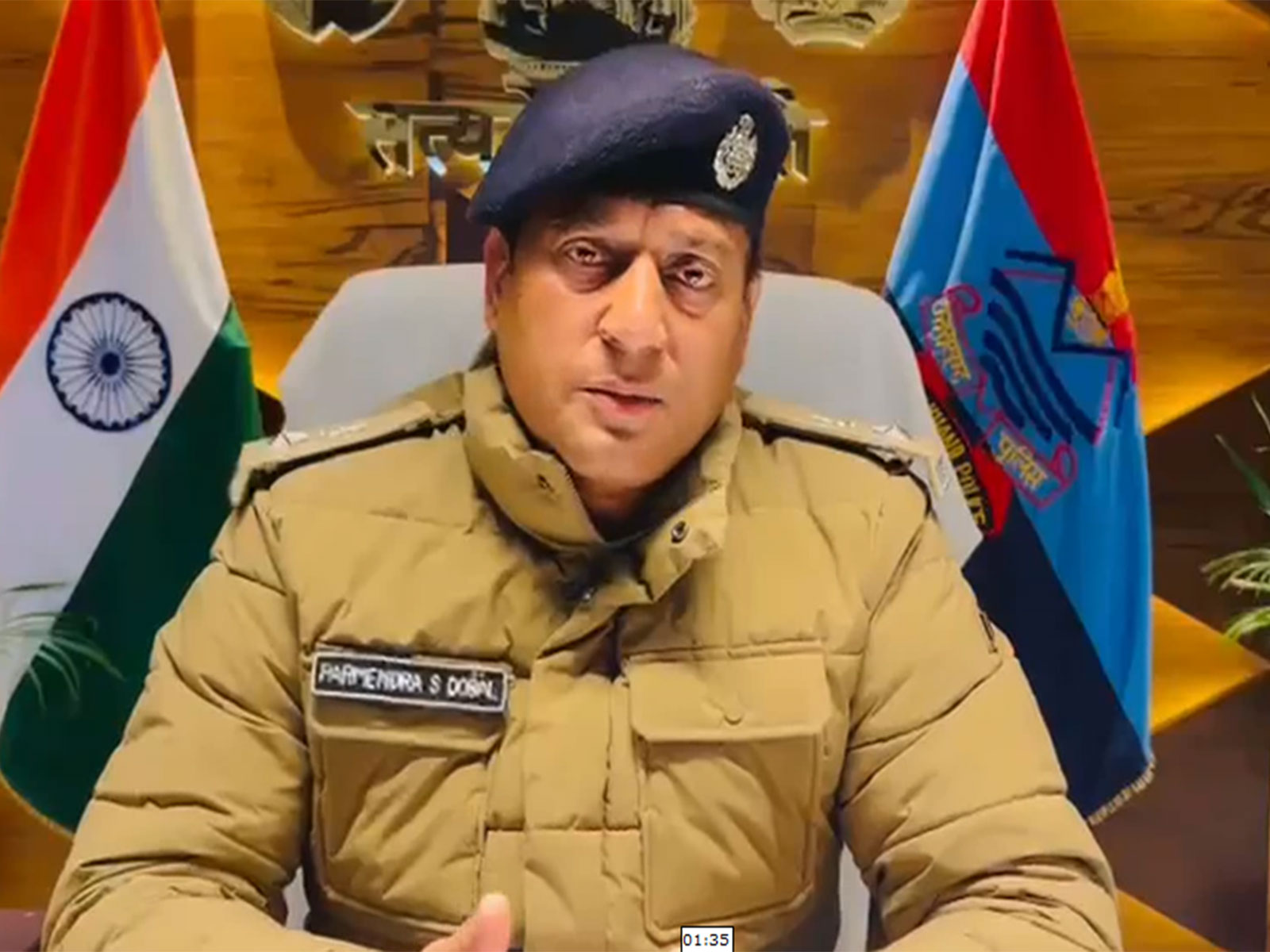 Haridwar SSP Pramendra Dobhal on Laksar attack case (Photo/Haridwar Police)
