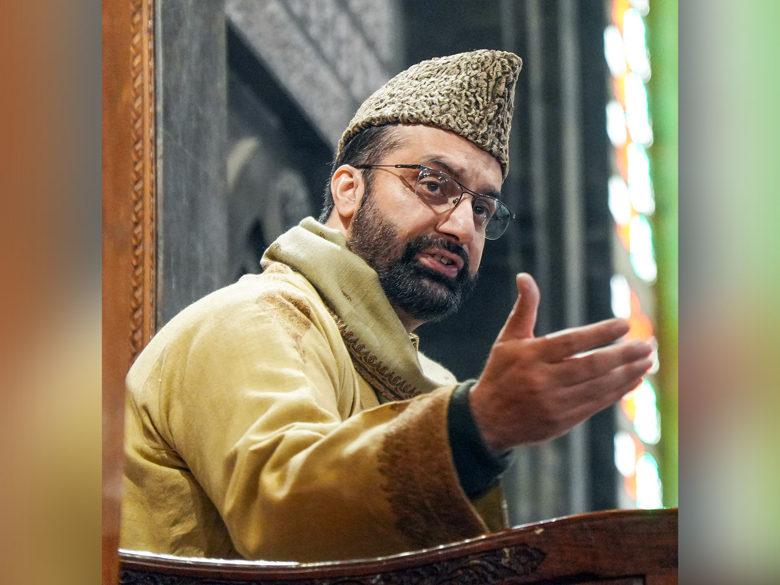 All Parties Hurriyat Conference President Mirwaiz Umar Farooq (File Photo/ANI)