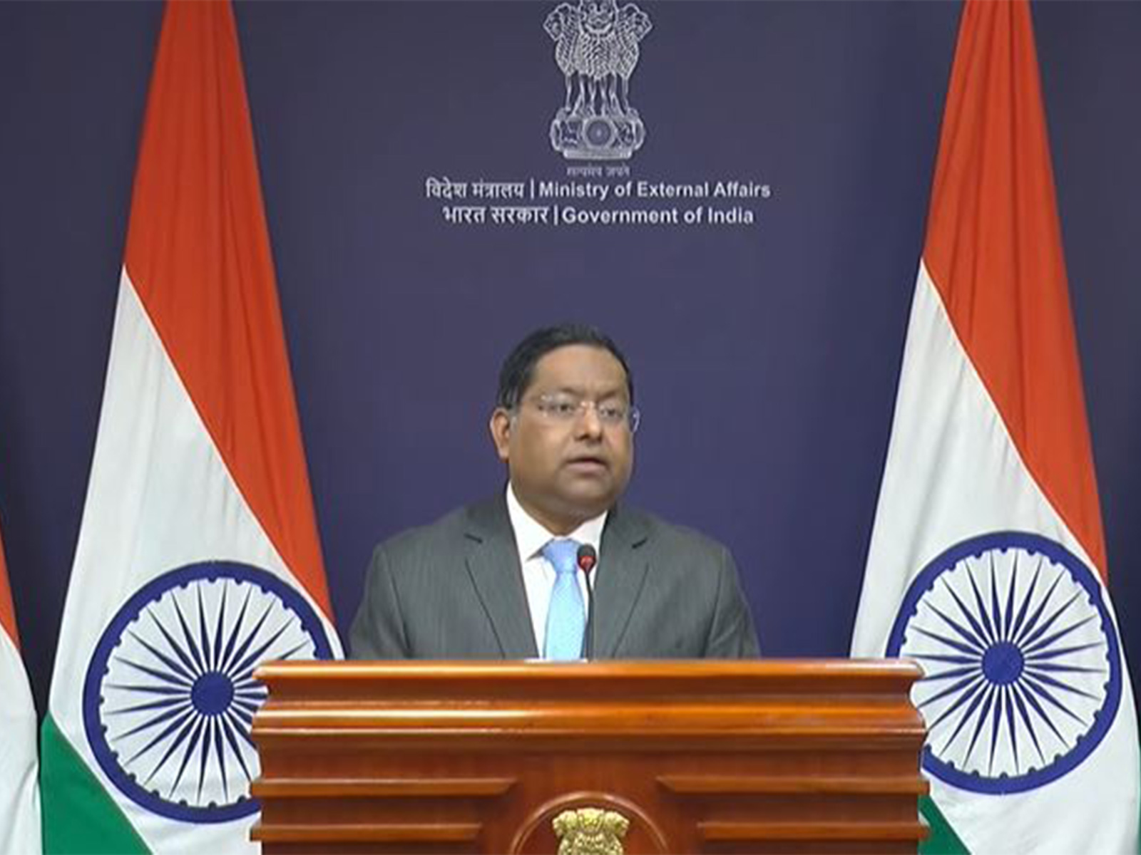 MEA Spokesperson Randhir Jaiswal (Photo/ YouTube@MEAIndia)