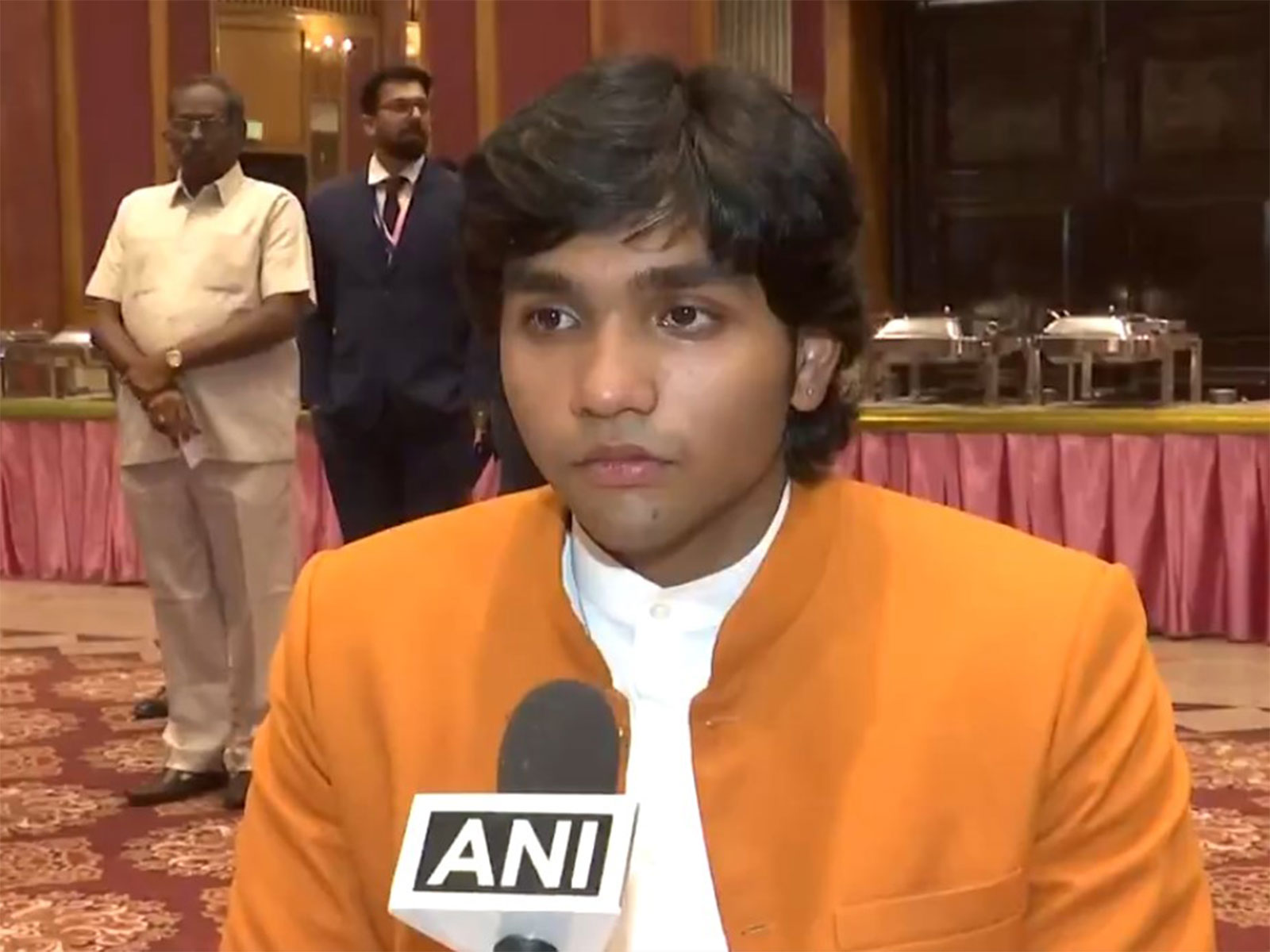 Rashtriya Bal Puraskar awardee Vishwanath Karthikey Padakanti (Photo: ANI)