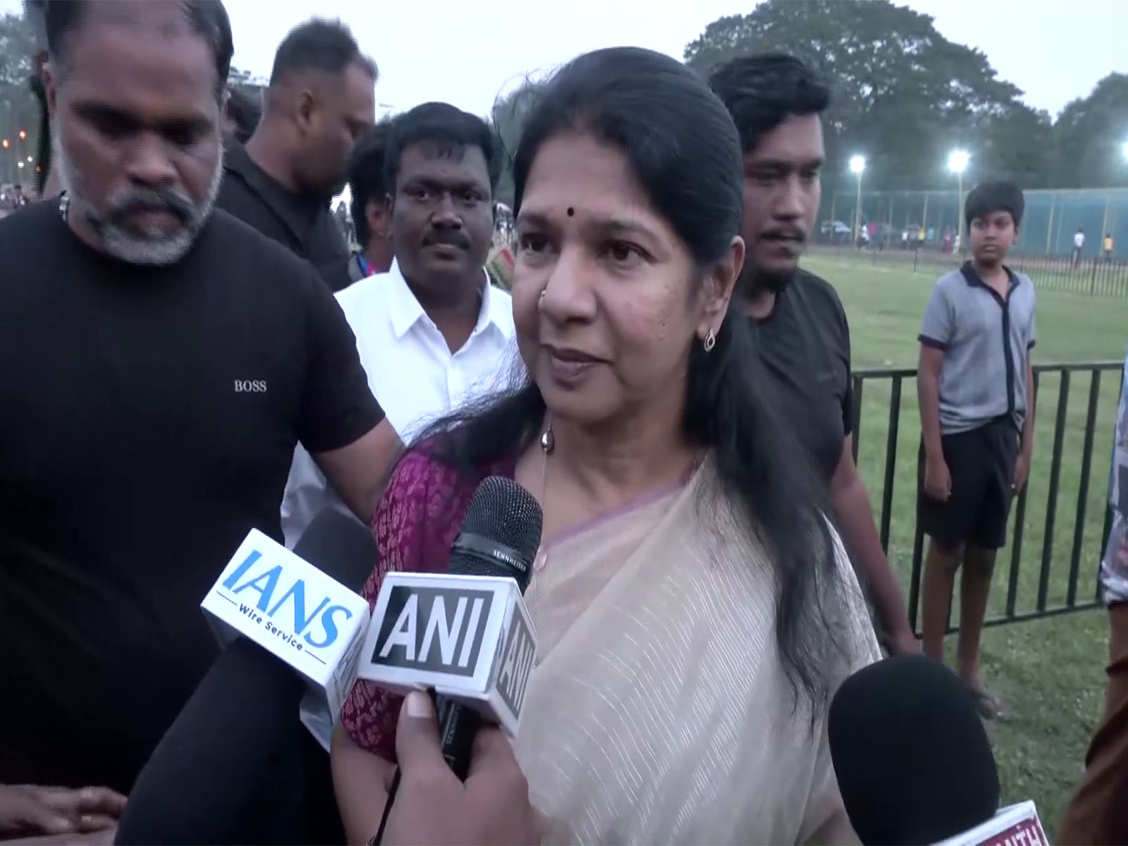 DMK MP Kanimozhi (Image source: ANI)