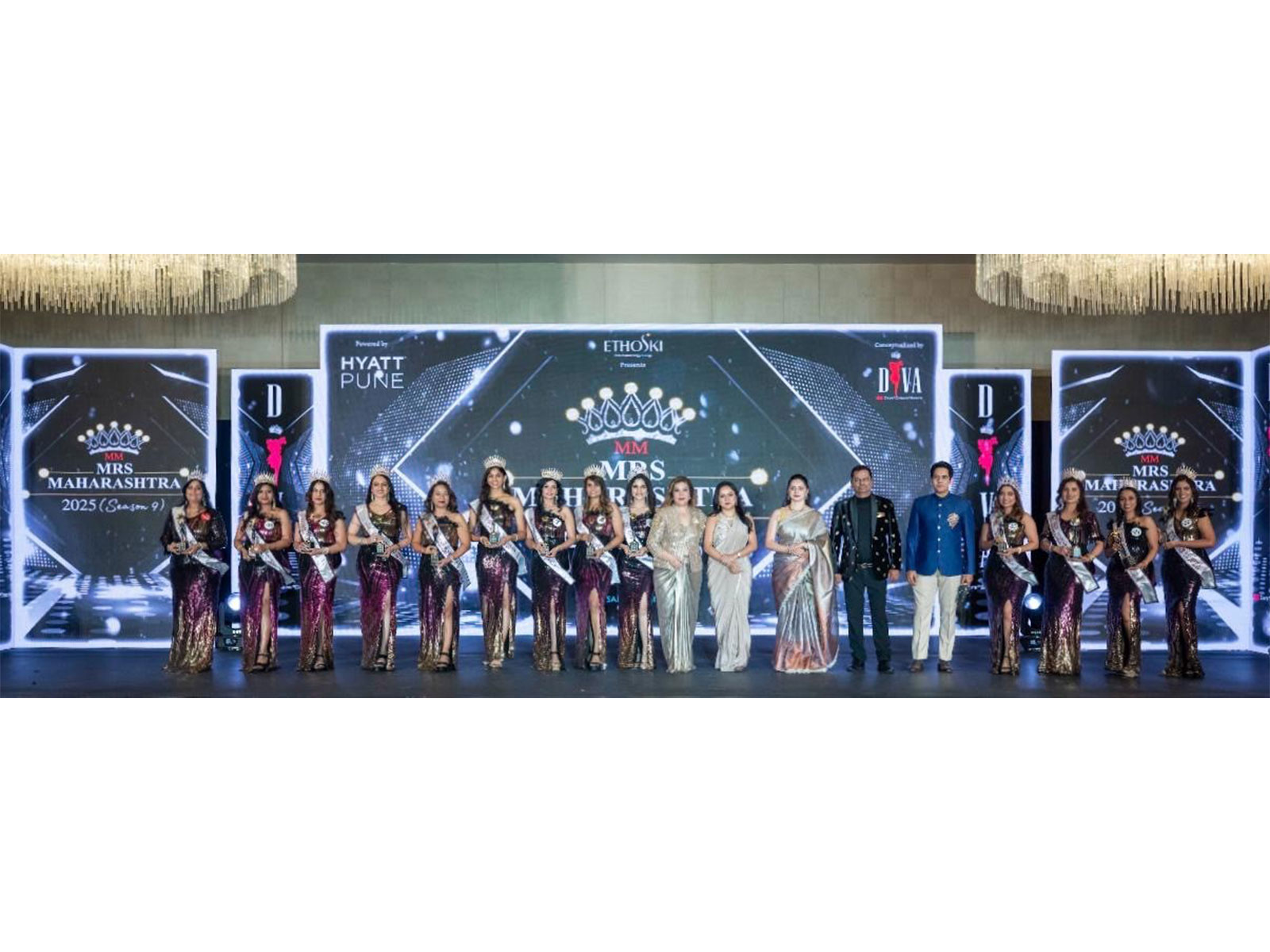 Mrs Maharashtra 2025 – Season 9 Winners of Silver, Gold & Elite categories, alongwith Anjana & Karl Mascarenhas, Shruti Marathe, Dr. Shilpa Patil & Aman Varma