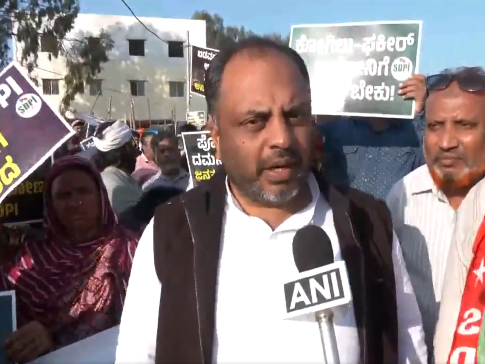 SDPI Karnataka General Secretary Mujahid Pasha. (Photo/ANI) SDPI Karnataka General Secretary Mujahid Pasha. (Photo/ANI)