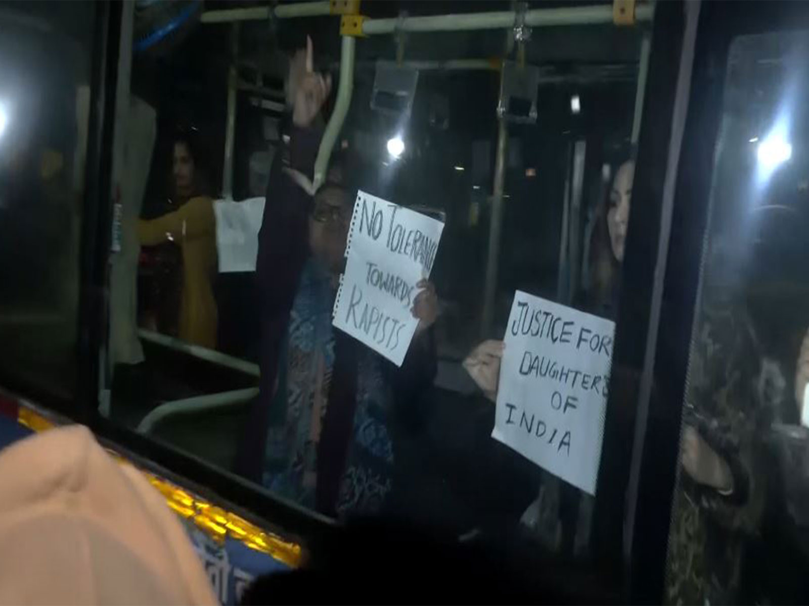 Detained protesters demanding justice for 2017 Unnao rape victim and Ankita Bhandari (Photo/ANI) Detained protesters demanding justice for 2017 Unnao rape victim and Ankita Bhandari (Photo/ANI)