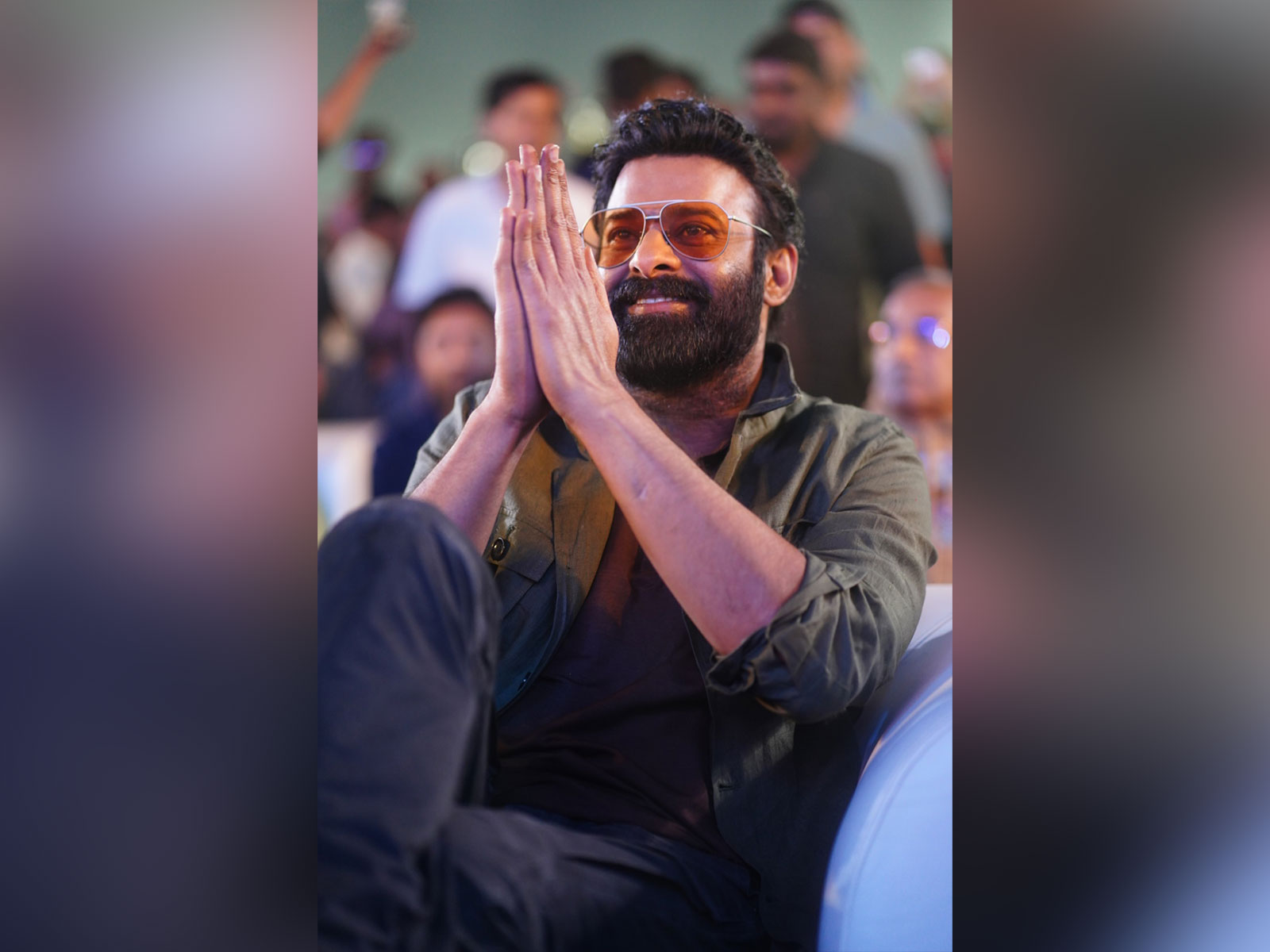 Prabhas at The RajaSaab pre-event (Photo/The RajaSaab team)