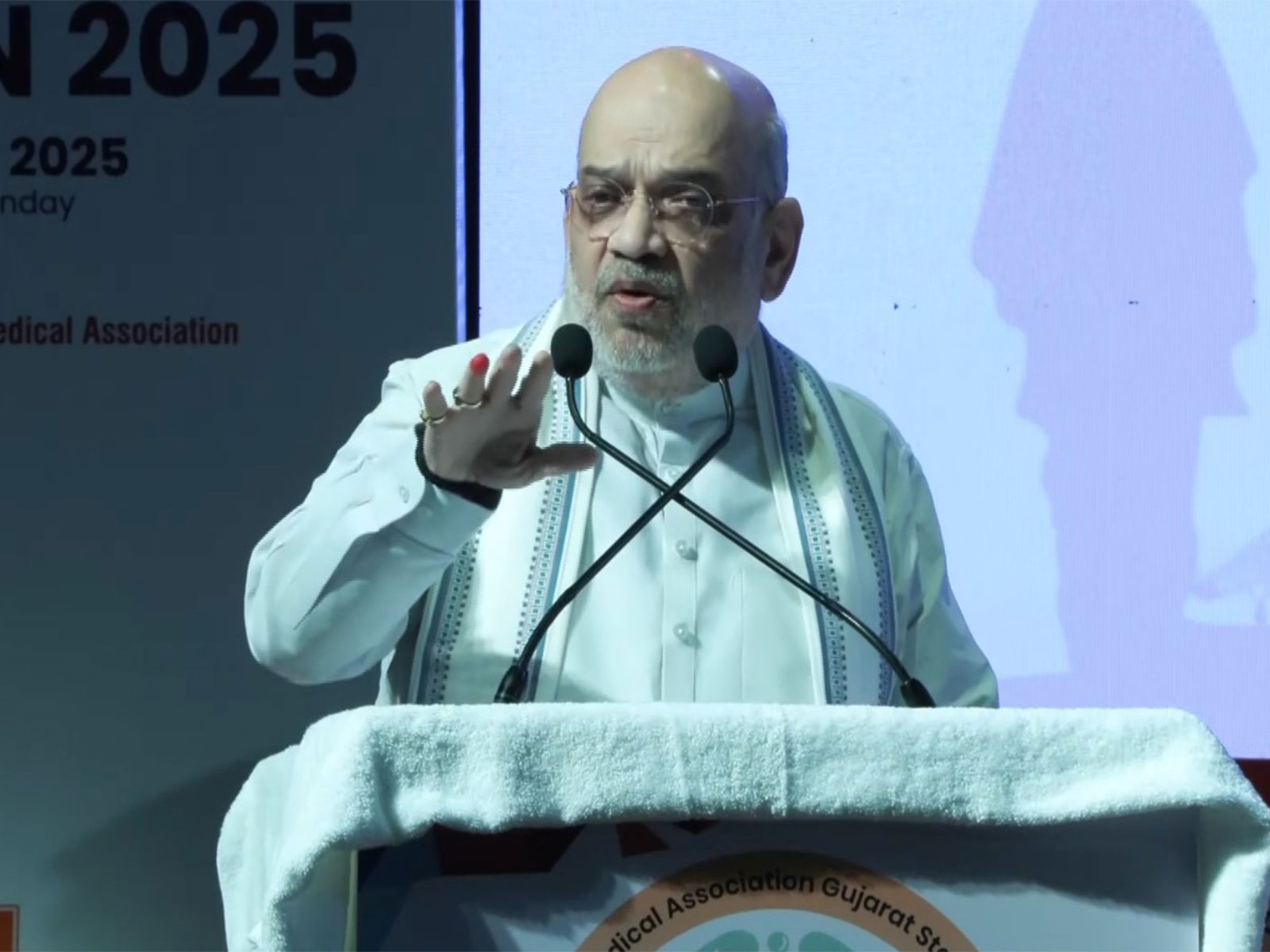 Union Home Minister Amit Shah at All India Medical Conference(Photo/ANI) Union Home Minister Amit Shah at All India Medical Conference(Photo/ANI)