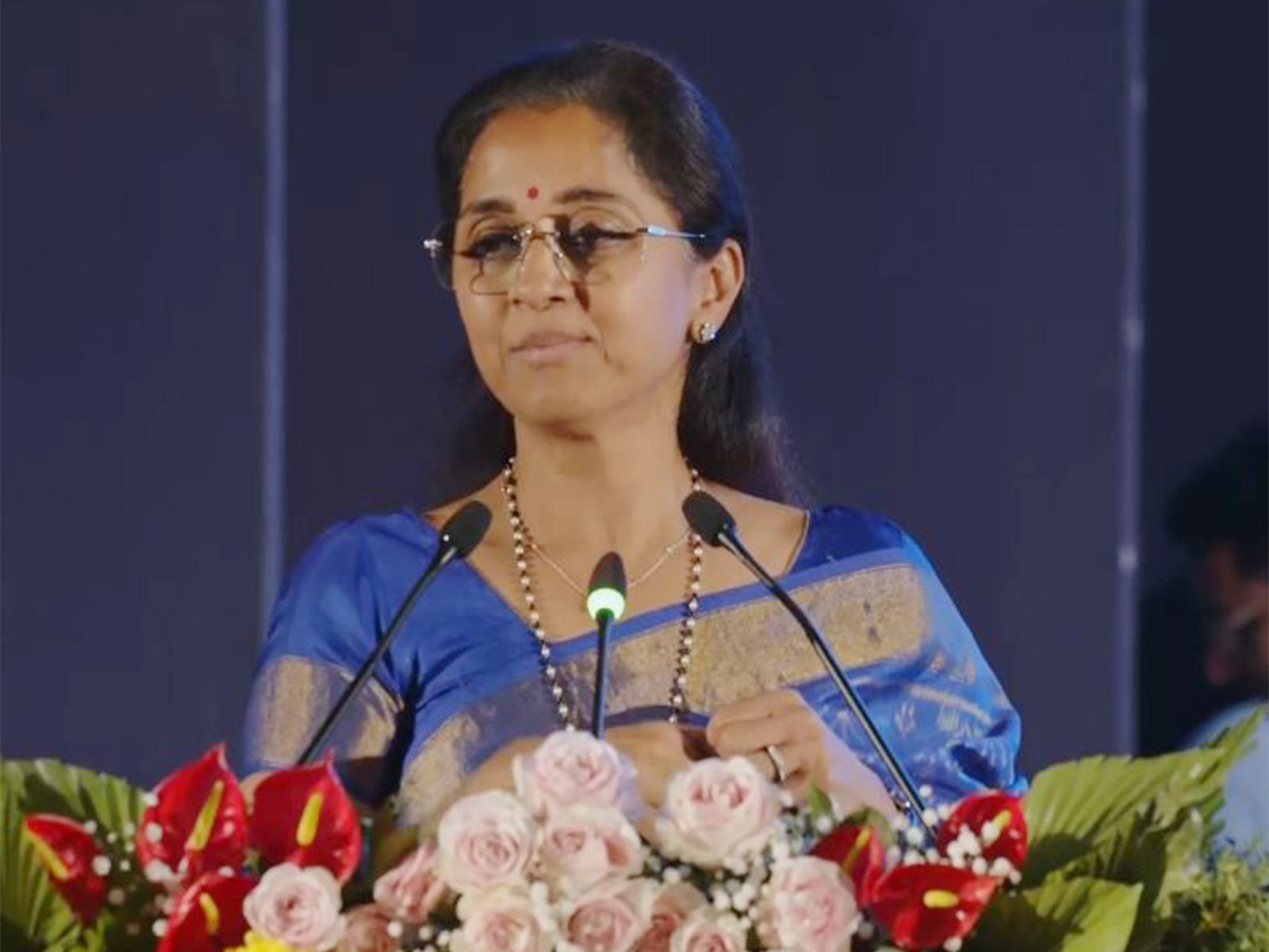 Nationalist Congress Party (NCP) MP Supriya Sule (Photo/ANI)