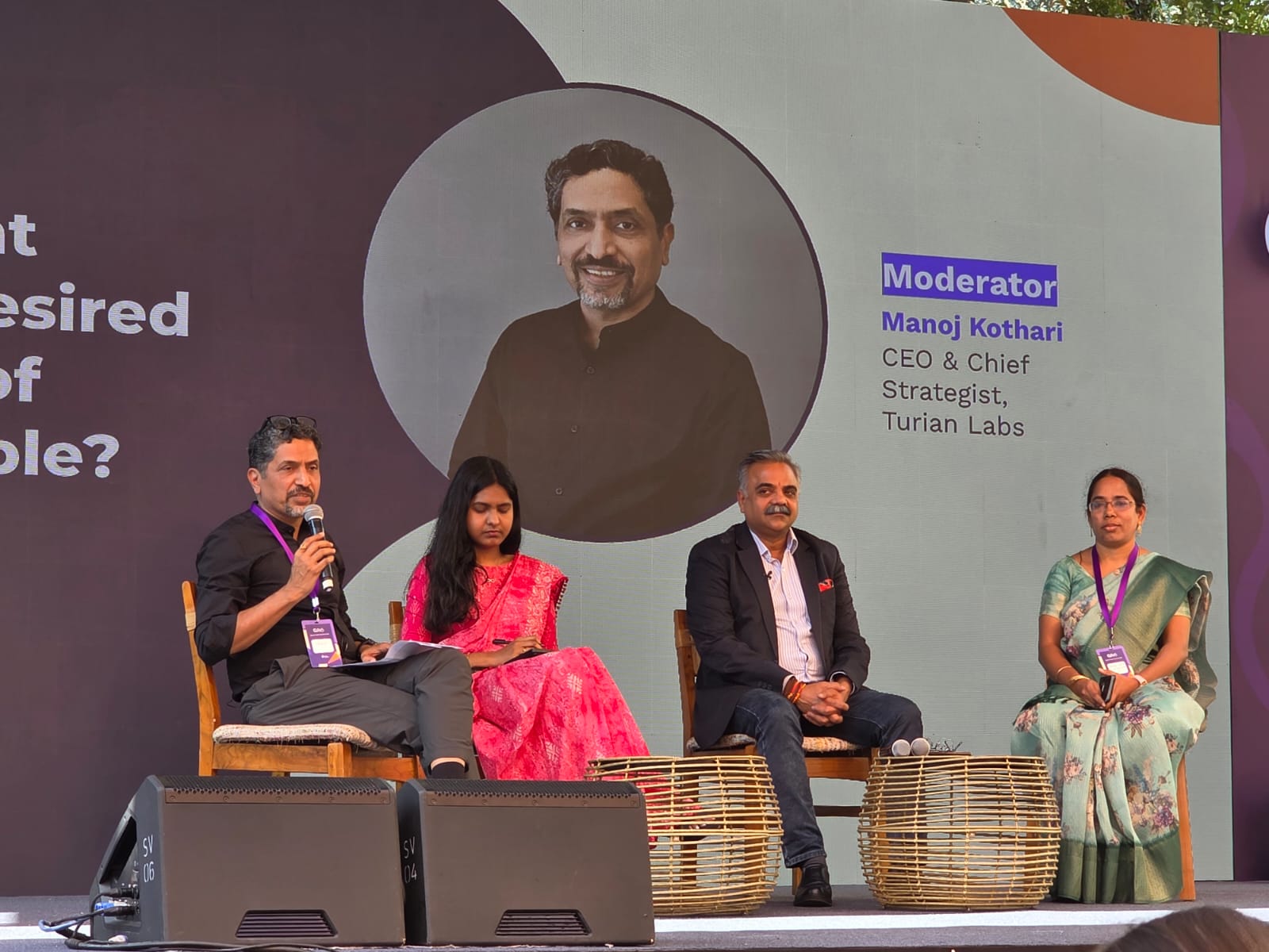 From Right to Left - Madhavi Latha, Faculty, Samagra Shiksha, Andhra, Sanjeev Kumar Gupta, CEO, Karnataka digital Economy Mission, Kaberi MuDuli, Officer, Special Duty Govt. of Odisha