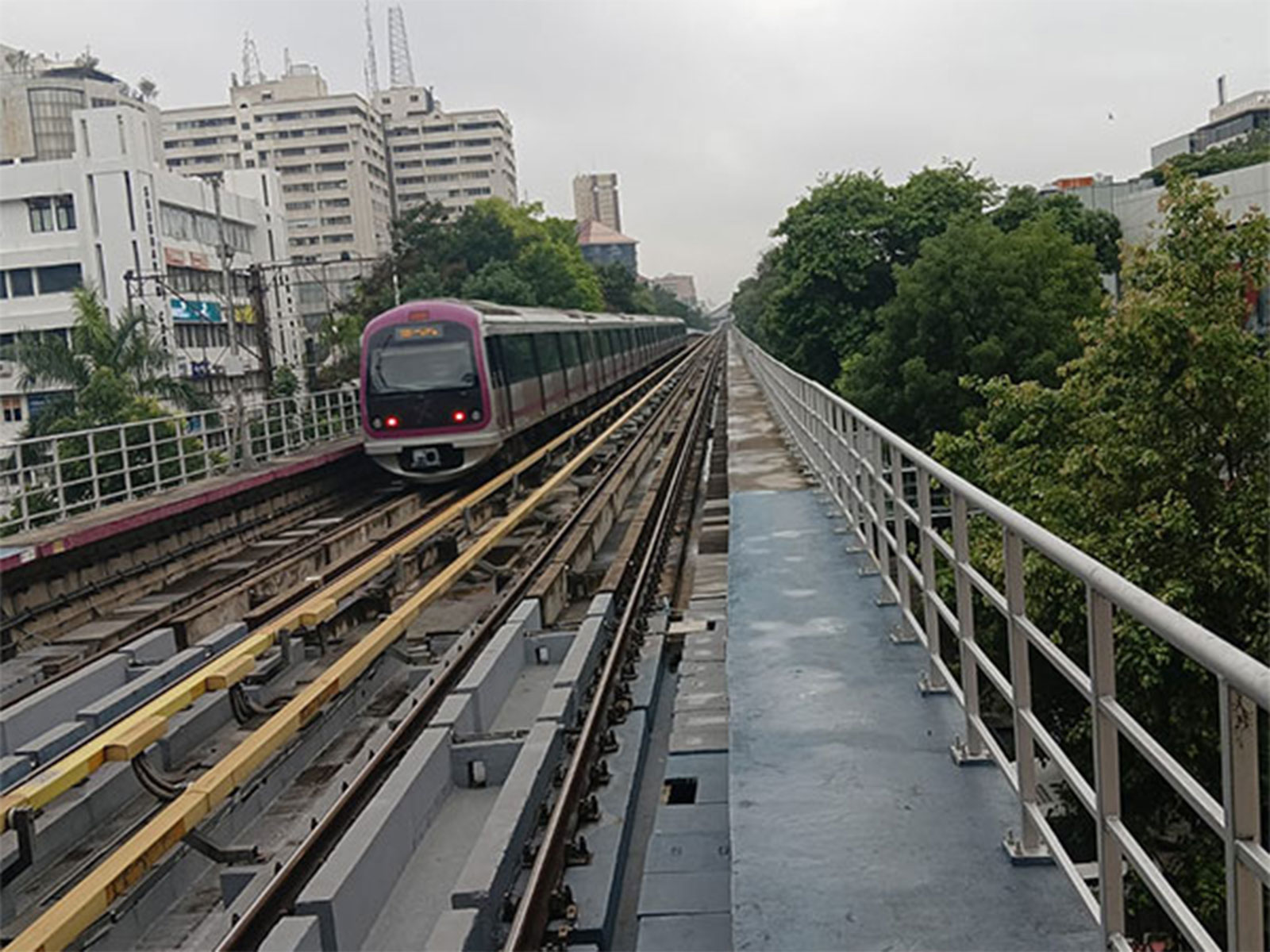 Visual of the Bengaluru Metro. (Photo: BMRC)