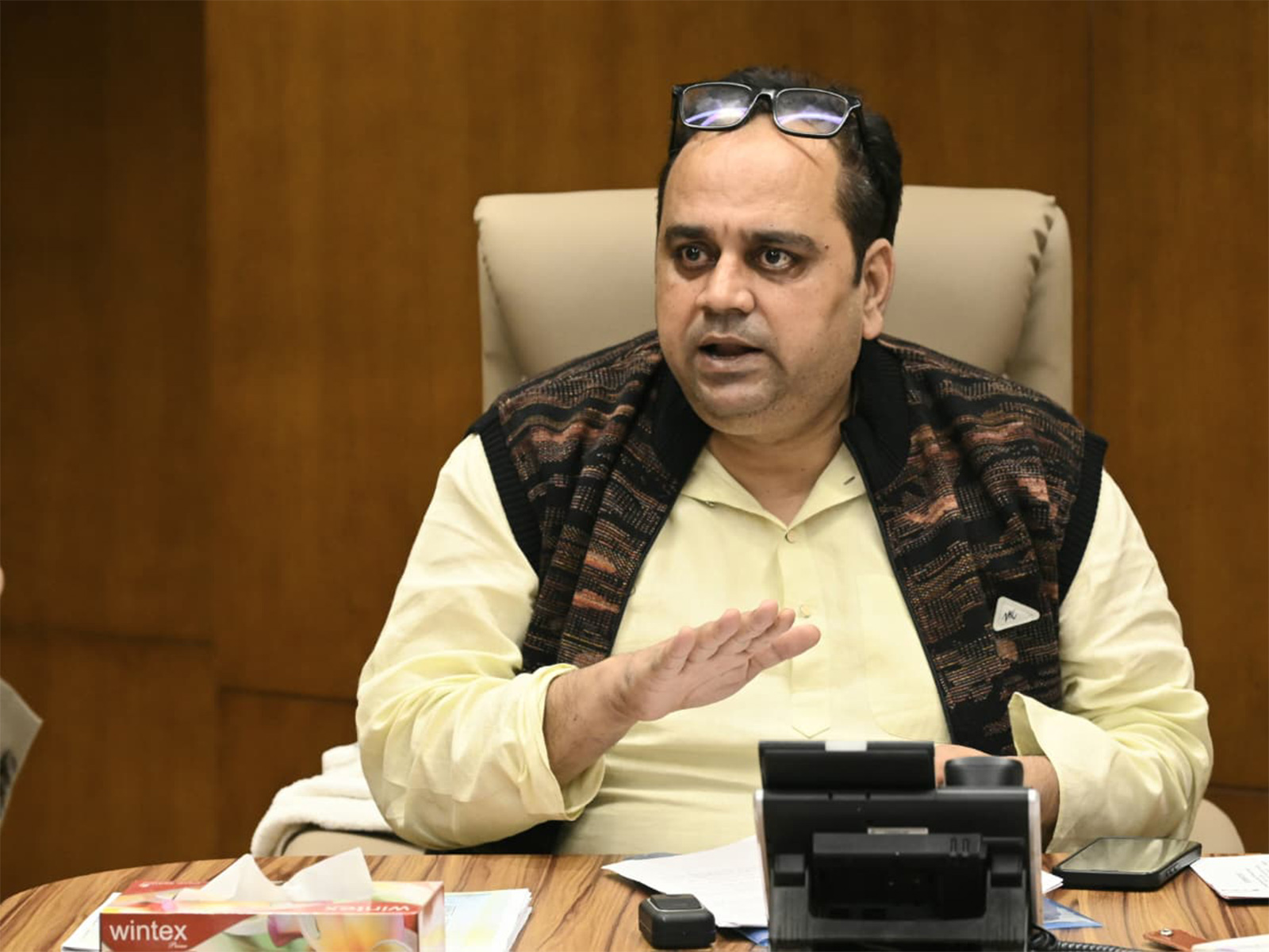 IT Minister of Delhi, Pankaj Kumar Singh (Photo/ANI)