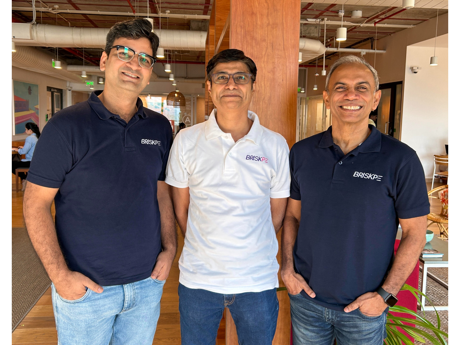 Indunath Chaudhary, Nilesh Pathak and Sanjay Tripathy, Founders of BRISKPE Indunath Chaudhary, Nilesh Pathak and Sanjay Tripathy, Founders of BRISKPE