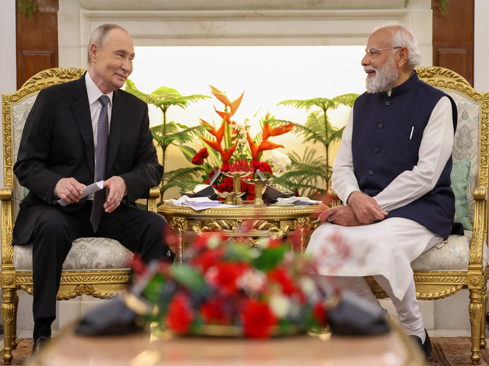 Russian President Vladimir Putin and Prime Minister Narendra Modi (Photo/X/@narendramodi)