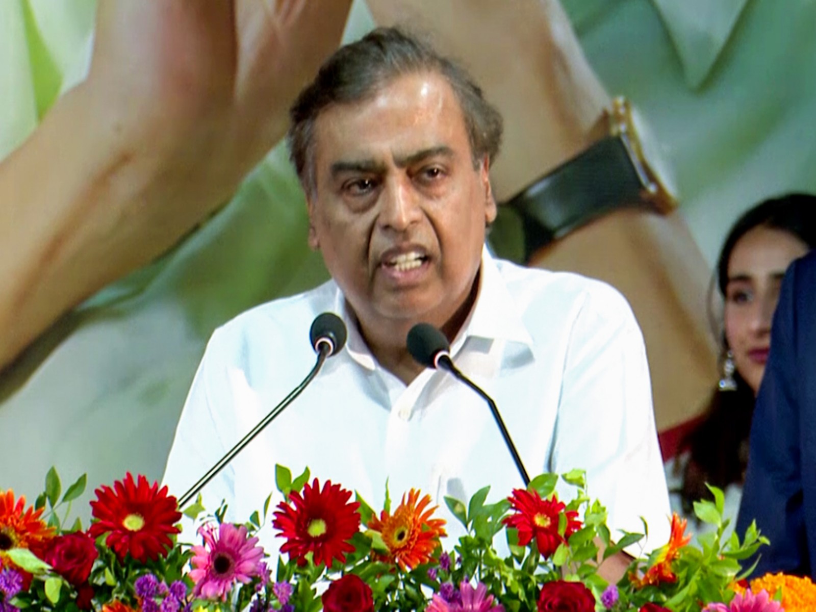Reliance Industries Limited Chairman and Managing Director Mukesh Ambani. (File Photo: ANI)