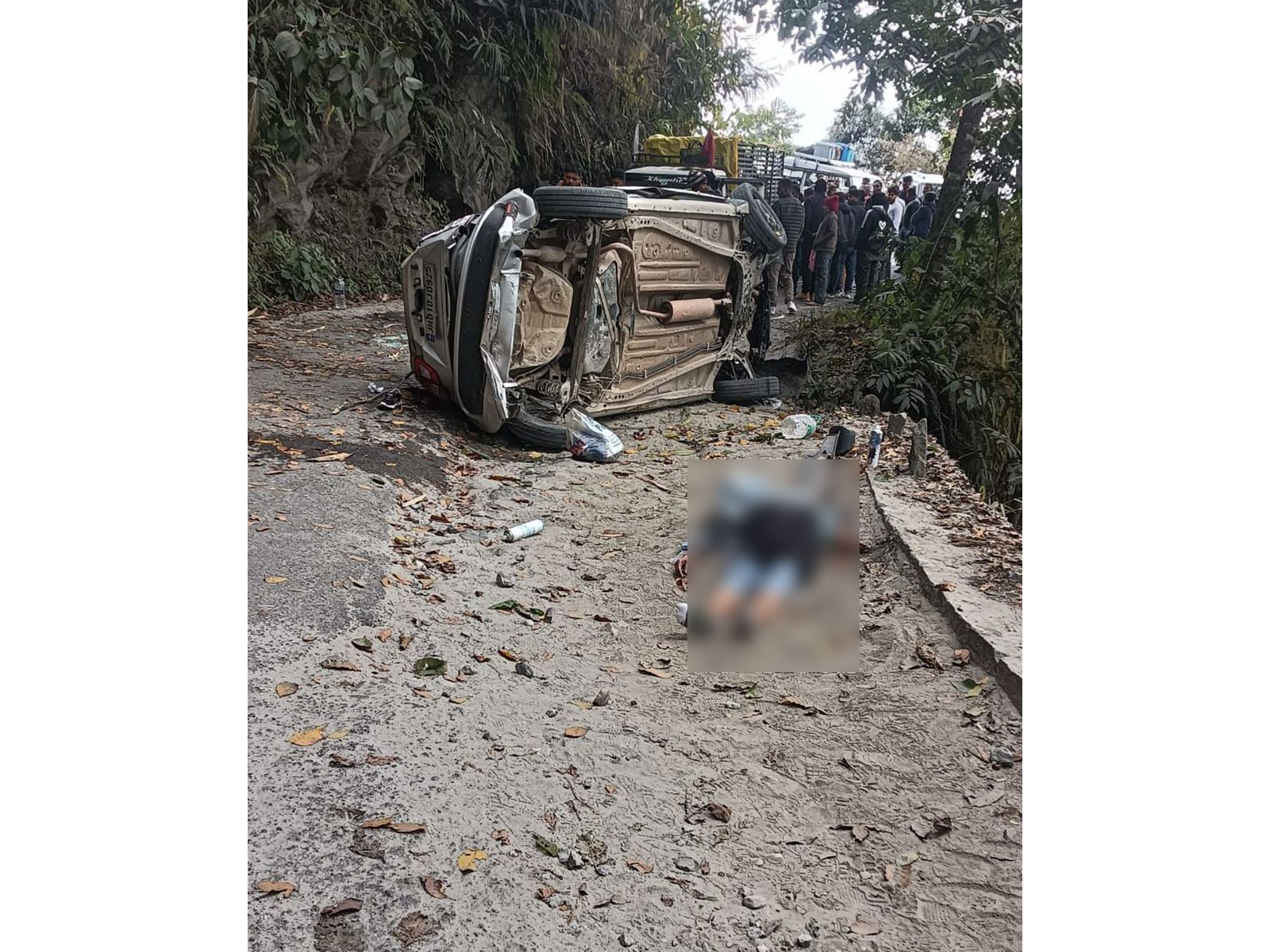 Visual from the spot (Photo: Sikkim police)