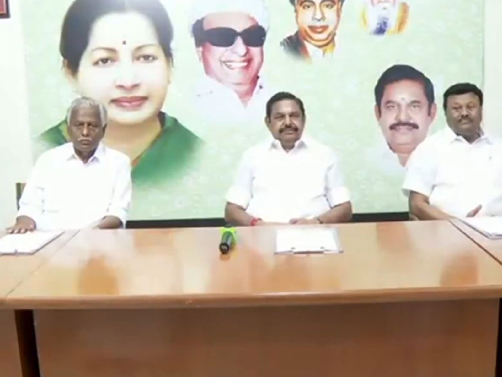 AIADMK holds consultative meeting with district secretaries (Photo/ANI)