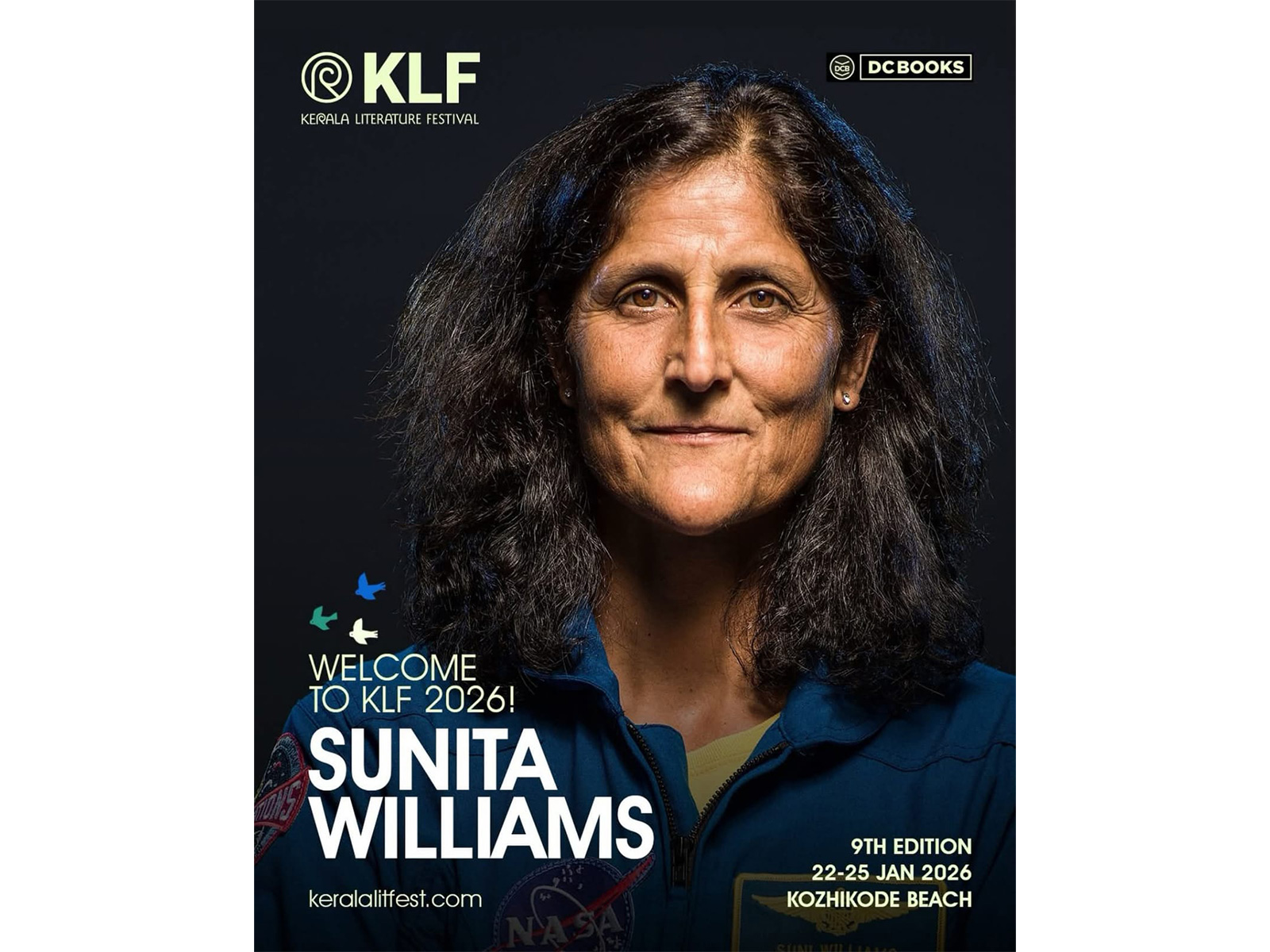 Sunita Williams to attend Kerala Literature Festival 2026 (Photo/ANI)