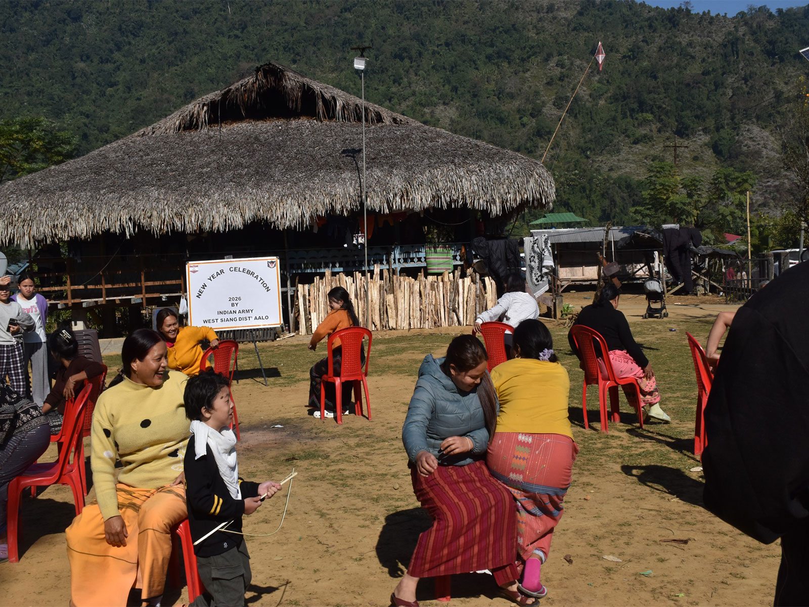 Indian Army strengthens military–civil bond during New Year. (Photo/ANI)