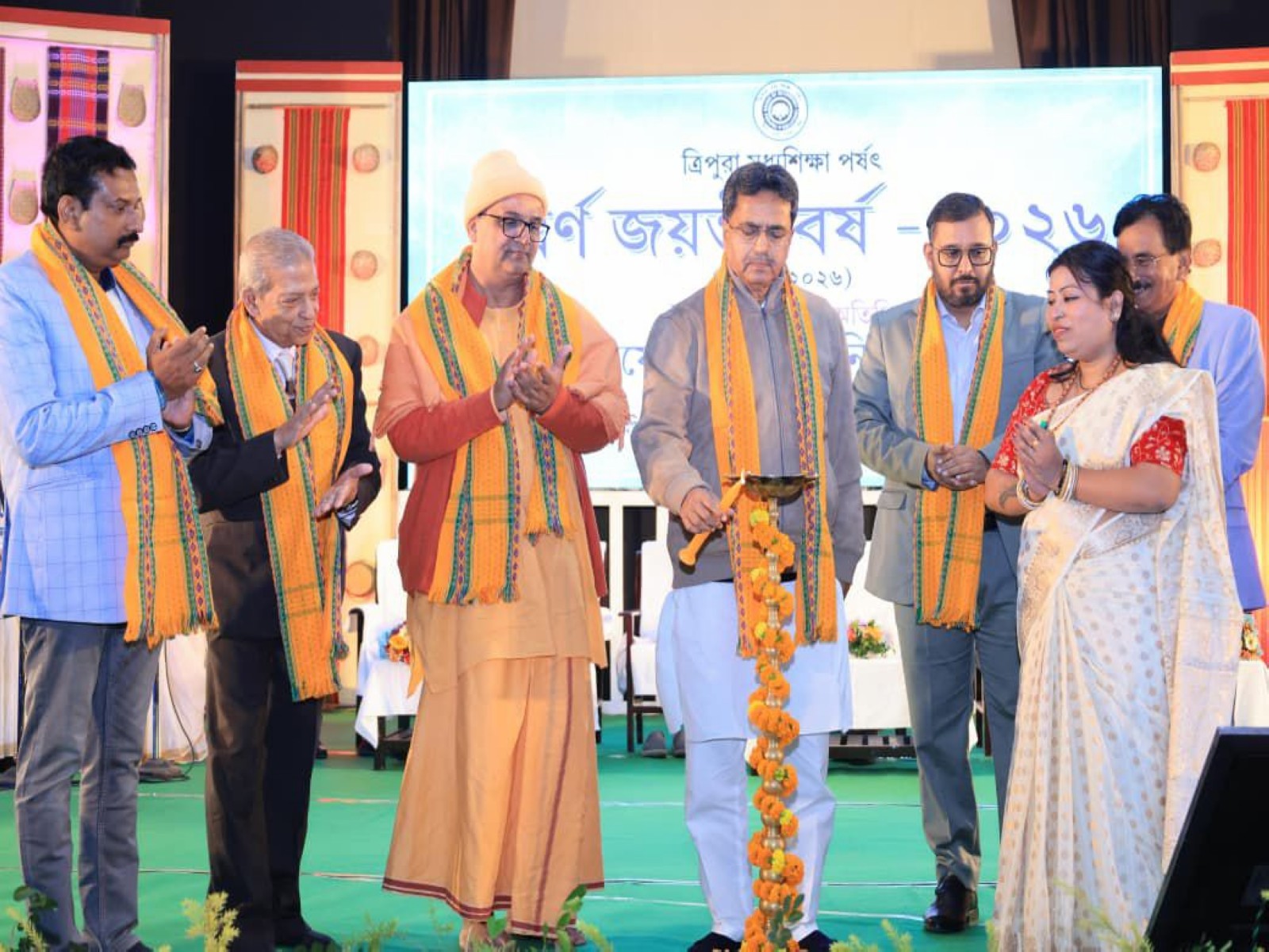 Tripura CM Dr Manik Singh Saha at the event (Photo/ANI)