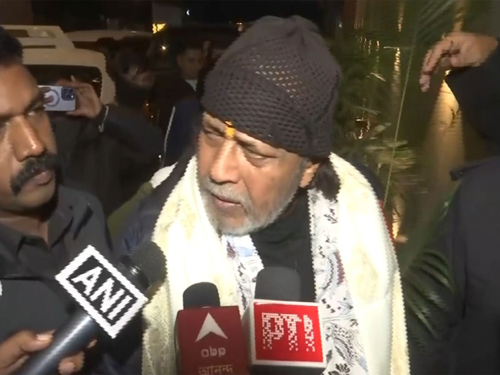 BJP leader and veteran actor Mithun Chakraborty. (Photo/ANI)