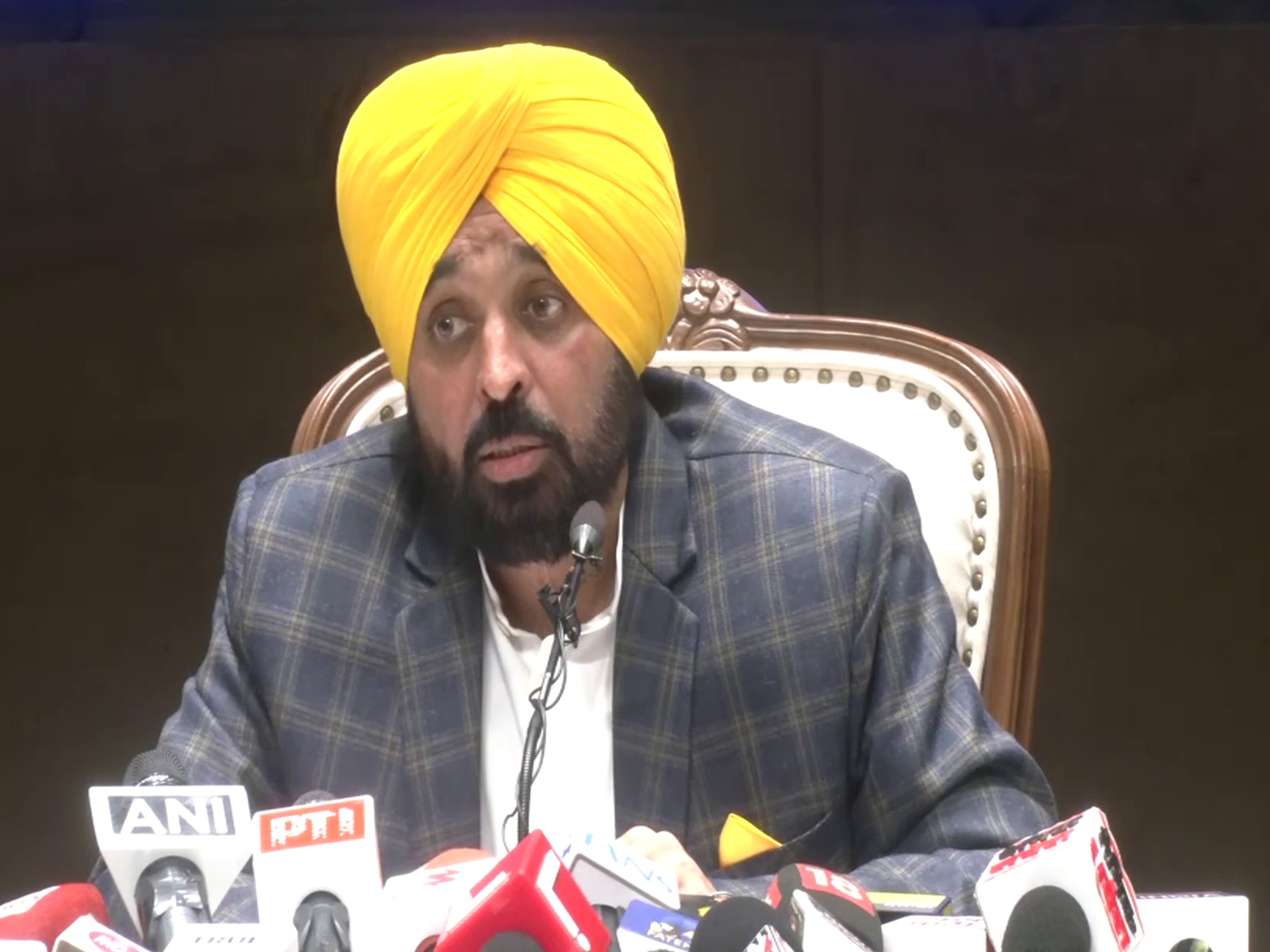 Punjab CM Bhagwant Mann (Photo/ANI)