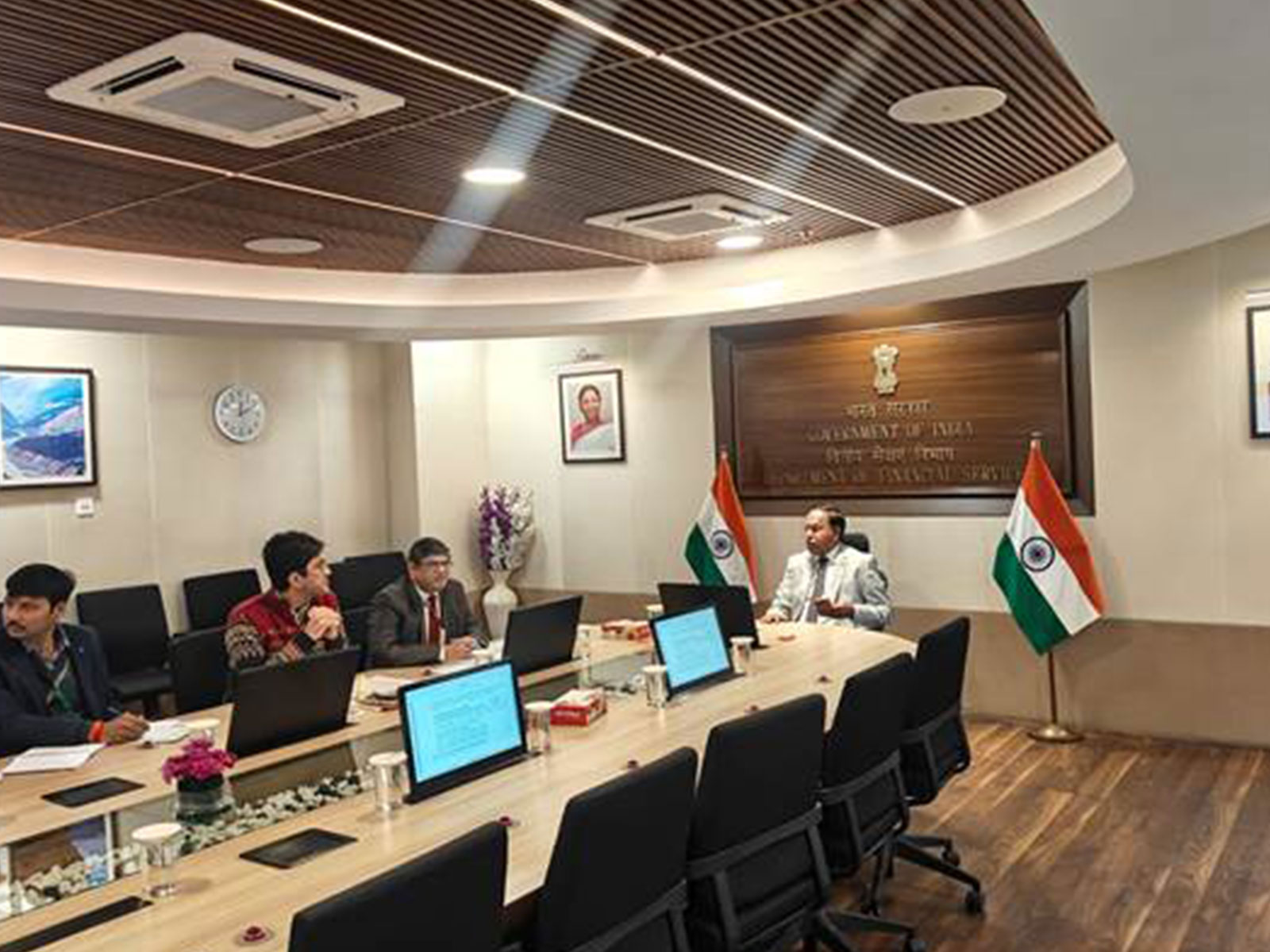 Visual from Inter-Departmental Committee (IDC) meeting (Photo:PIB))