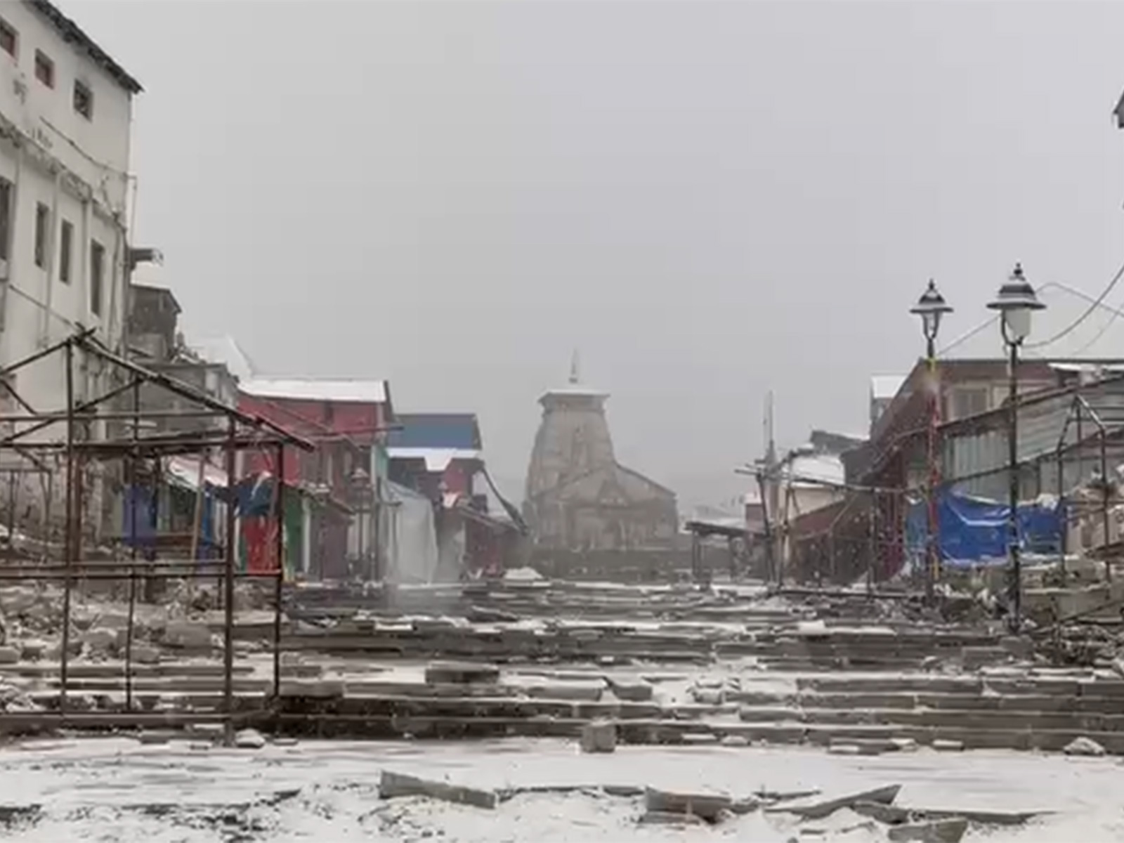 Snowfall at Kedarnath Dham in Uttarakhand (File Photo/ANI)