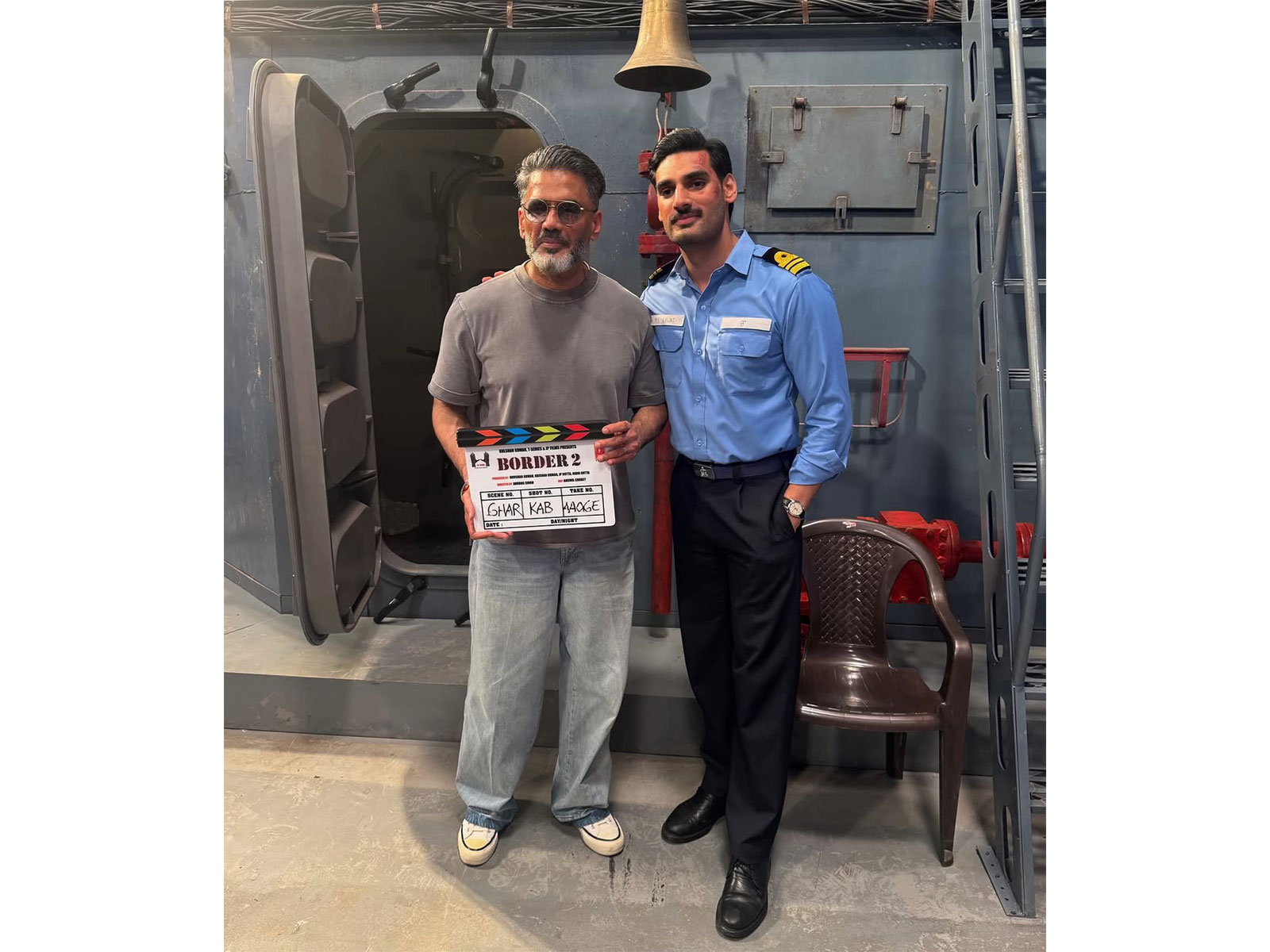 Suniel Shetty and Ahan Shetty (Photo/Instagram@ahan.shetty)