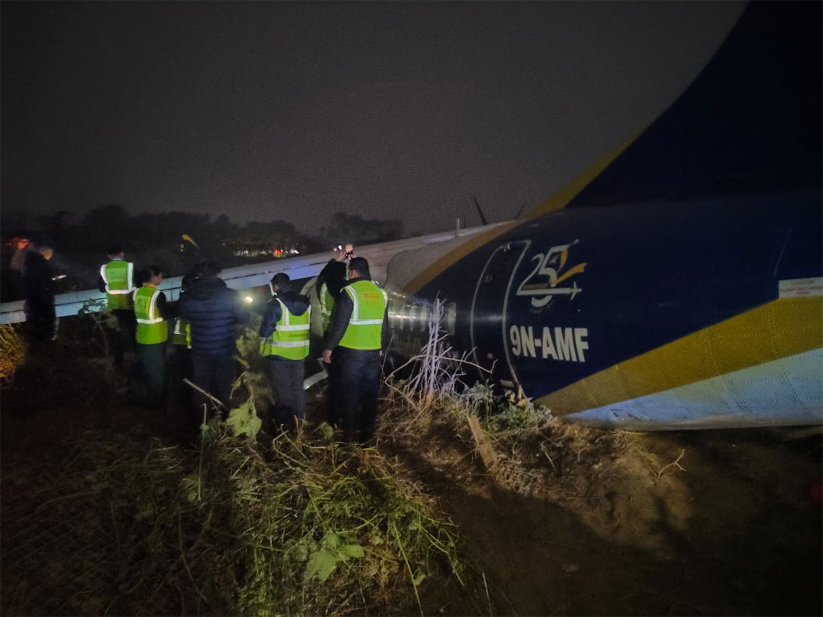 Buddha Air flight skids off runway in Nepal (Photo:X/@NepalPoliceHQ)