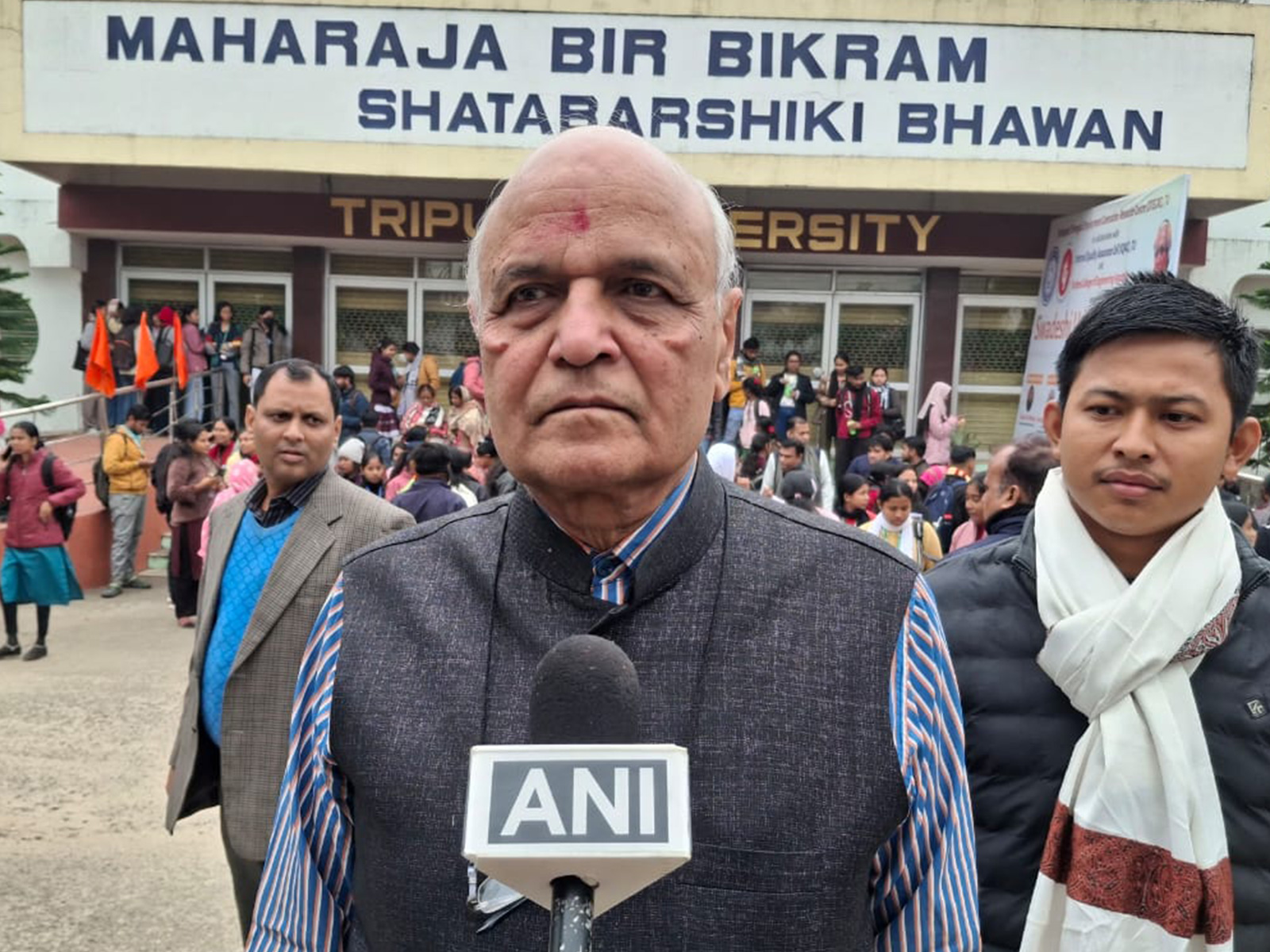 Prof Bhagwati Prasad Sharma, Chairman of UNESCO MGIEP (Photo/ANI)