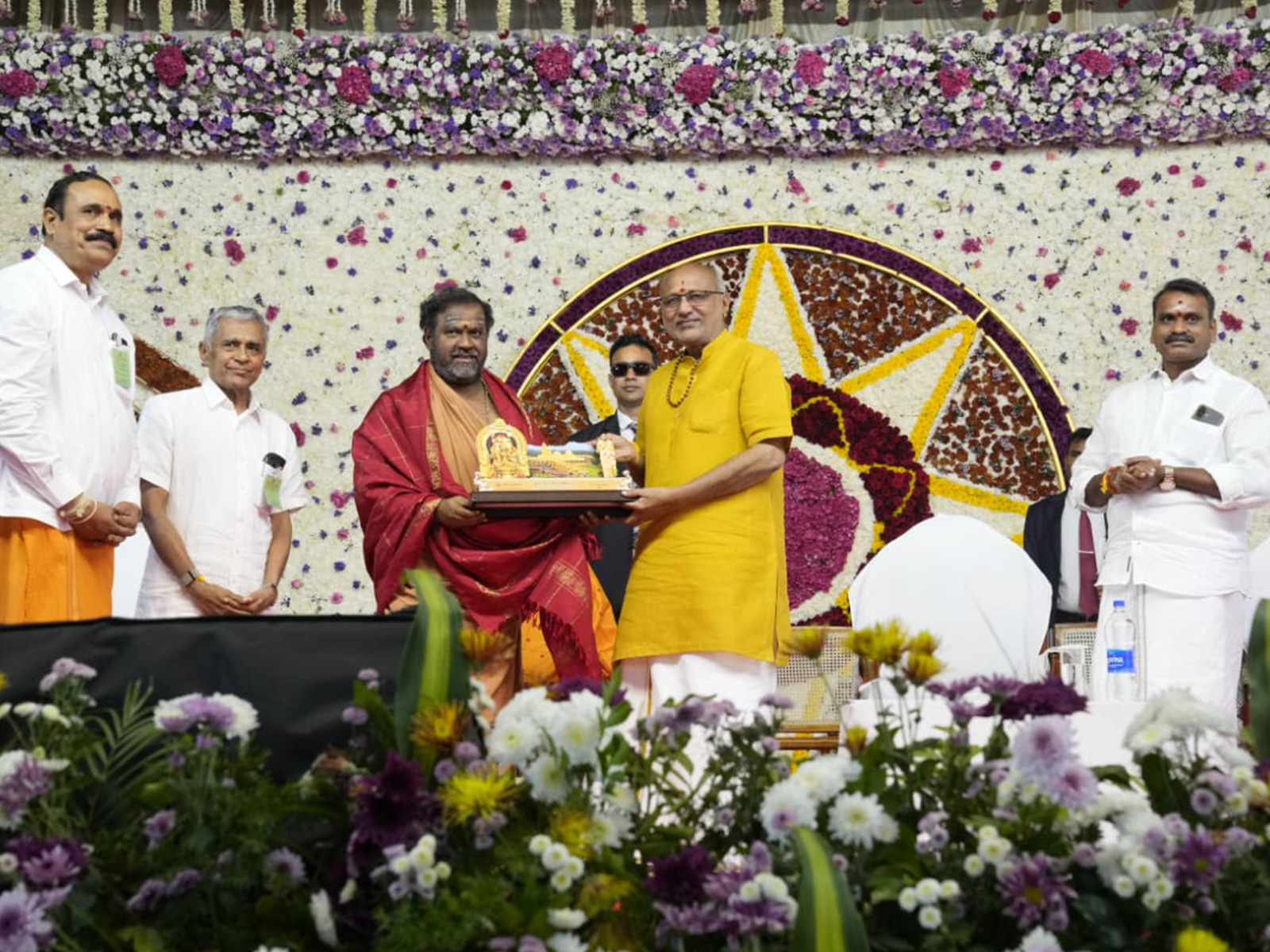 VP CP Radhakrishnan participates in Sri Sakthi Amma Golden Jubilee celebrations in Vellore. (Photo/@VPIndia)