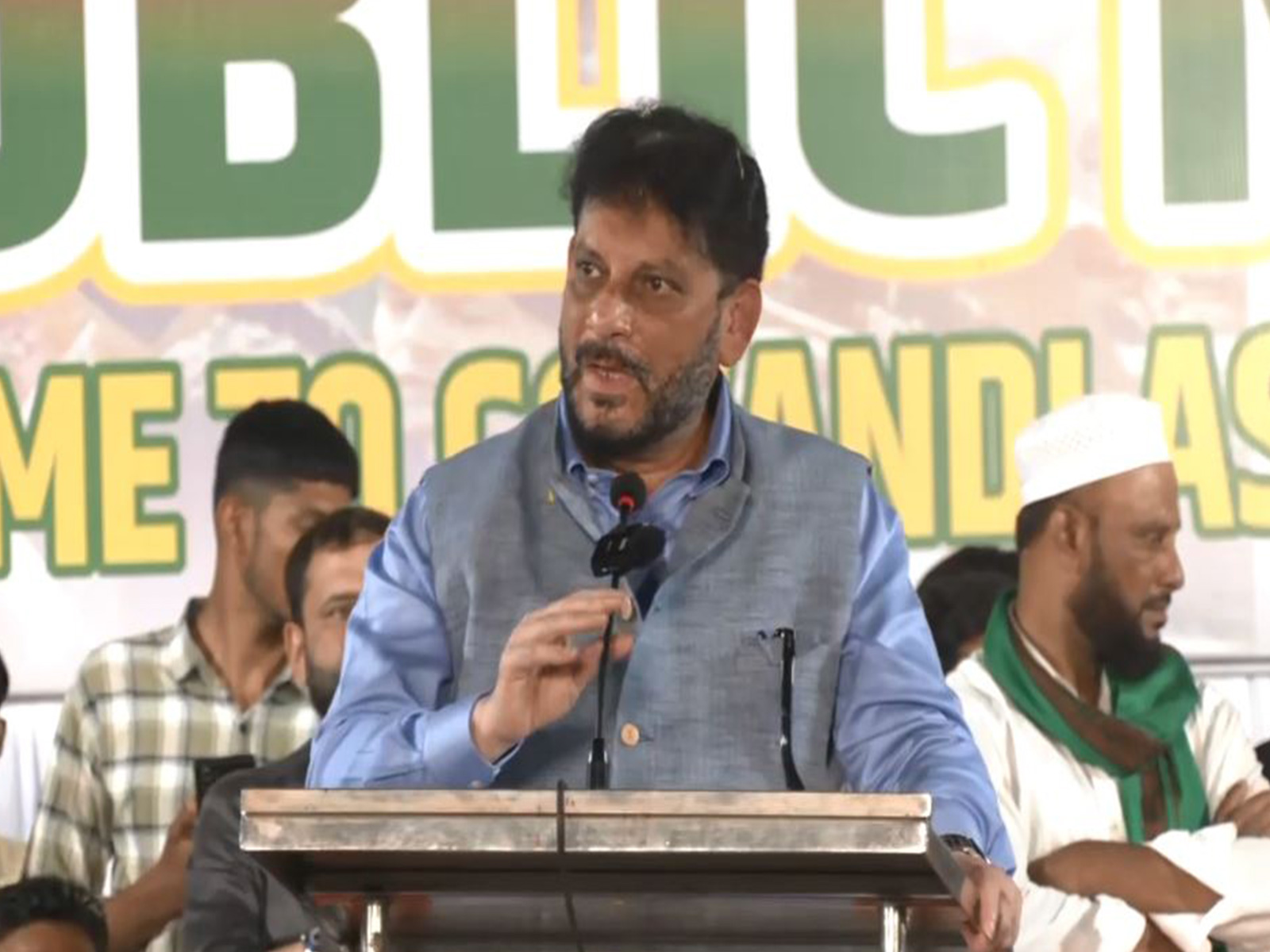 AIMIM national spokesperson Waris Pathan (Photo/ANI)