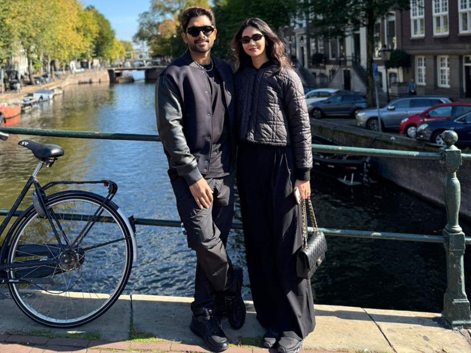 Allu Arjun with wife Sneha Reddy (Photo/X@alluarjun)