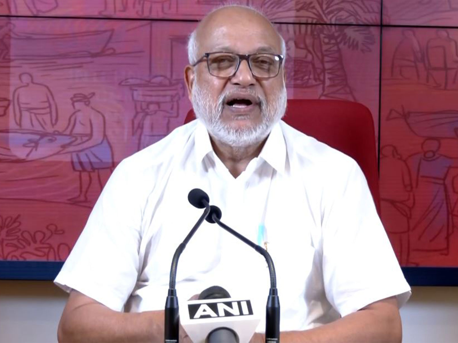 CPI(M) General Secretary MA Baby (Photo/ANI)