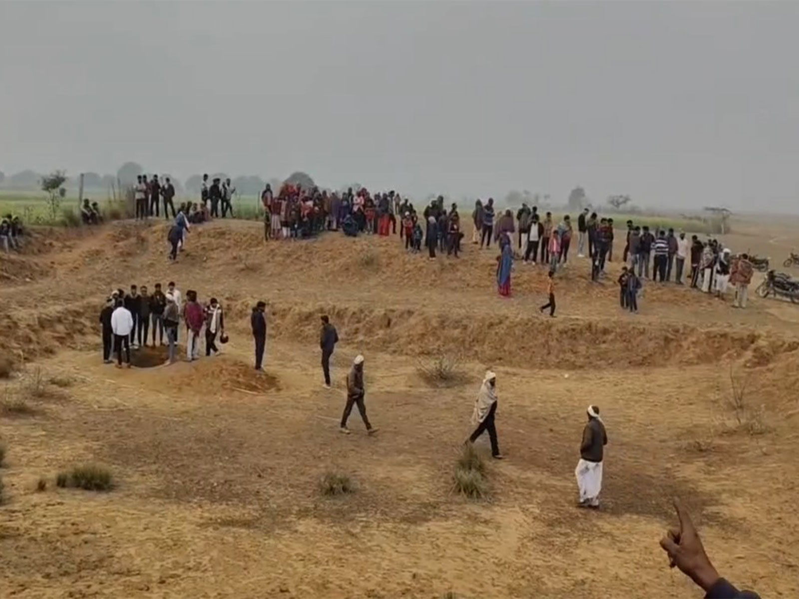 Ancient pot-like vessel discovered during excavation in Tonk (Photo/ANI)
