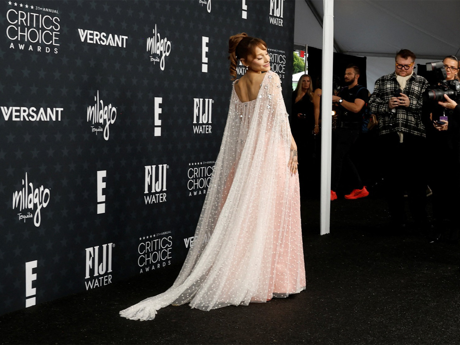 Critics Choice Awards 2026: Ariana Grande turns heads on the black carpet in stunning pink-white gown