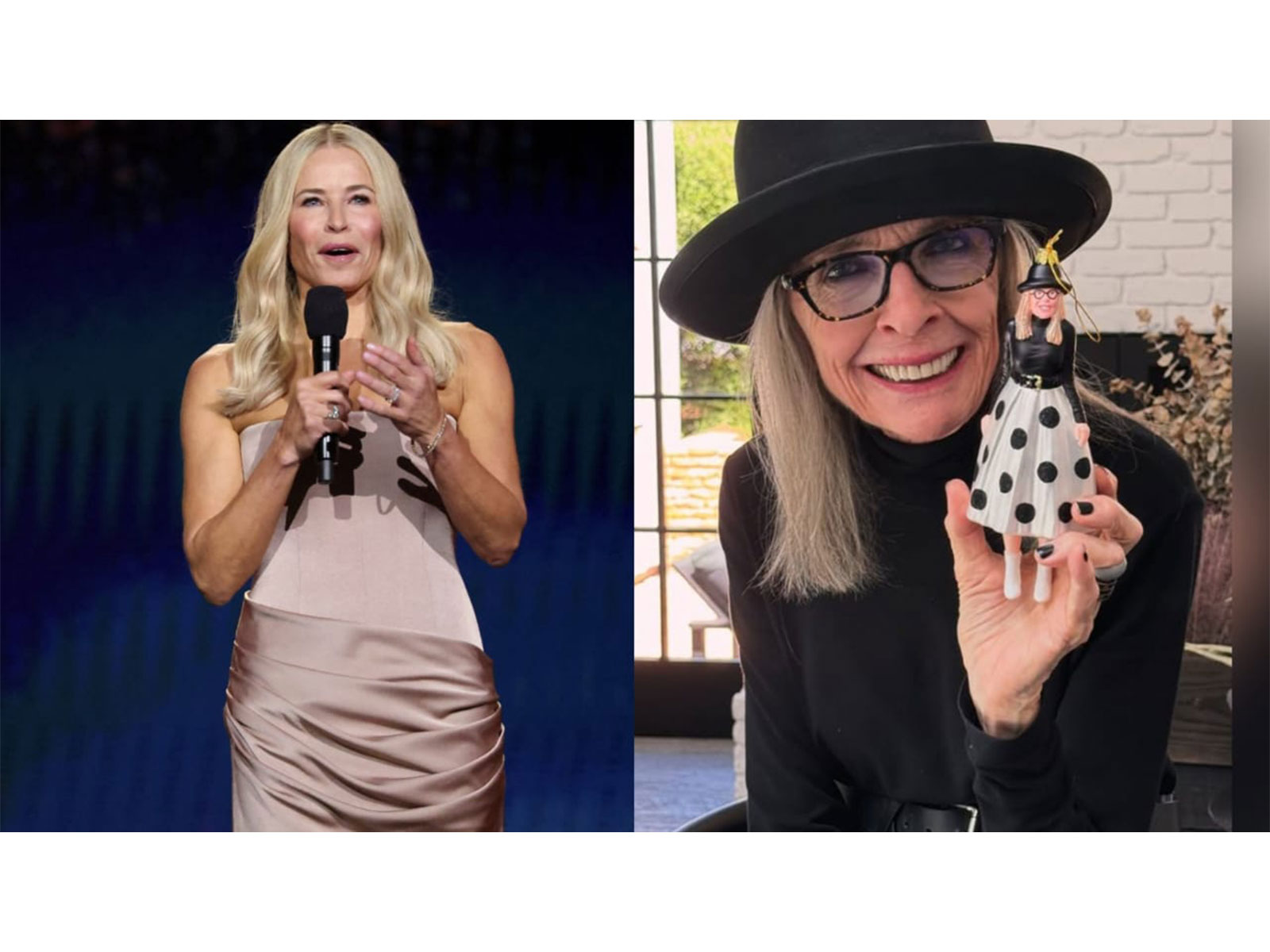 Chelsea Handler(L) late actor Diane Keaton (R) (Photo/ Reuters/instagram/@diane_keaton) Chelsea Handler(L) late actor Diane Keaton (R) (Photo/ Reuters/instagram/@diane_keaton)