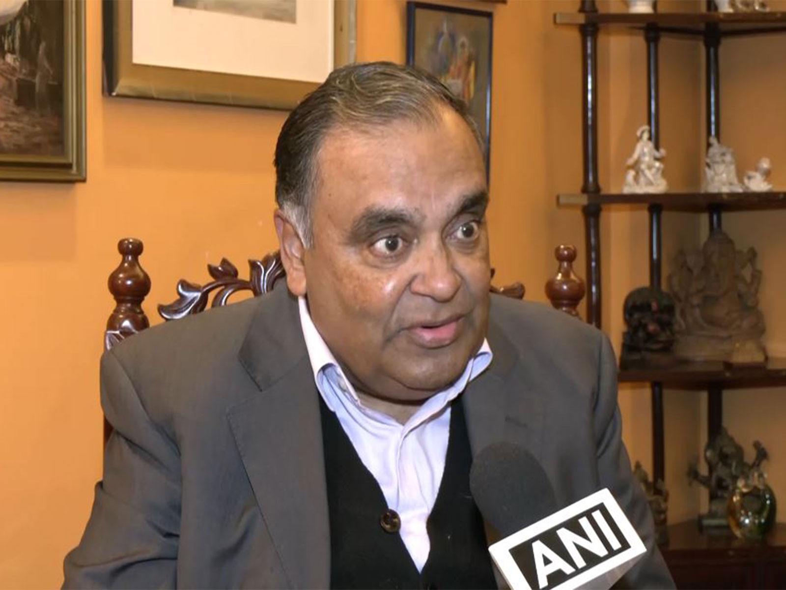 Former Indian Ambassador to Venezuela Y.K. Sinha (Photo/ANI)