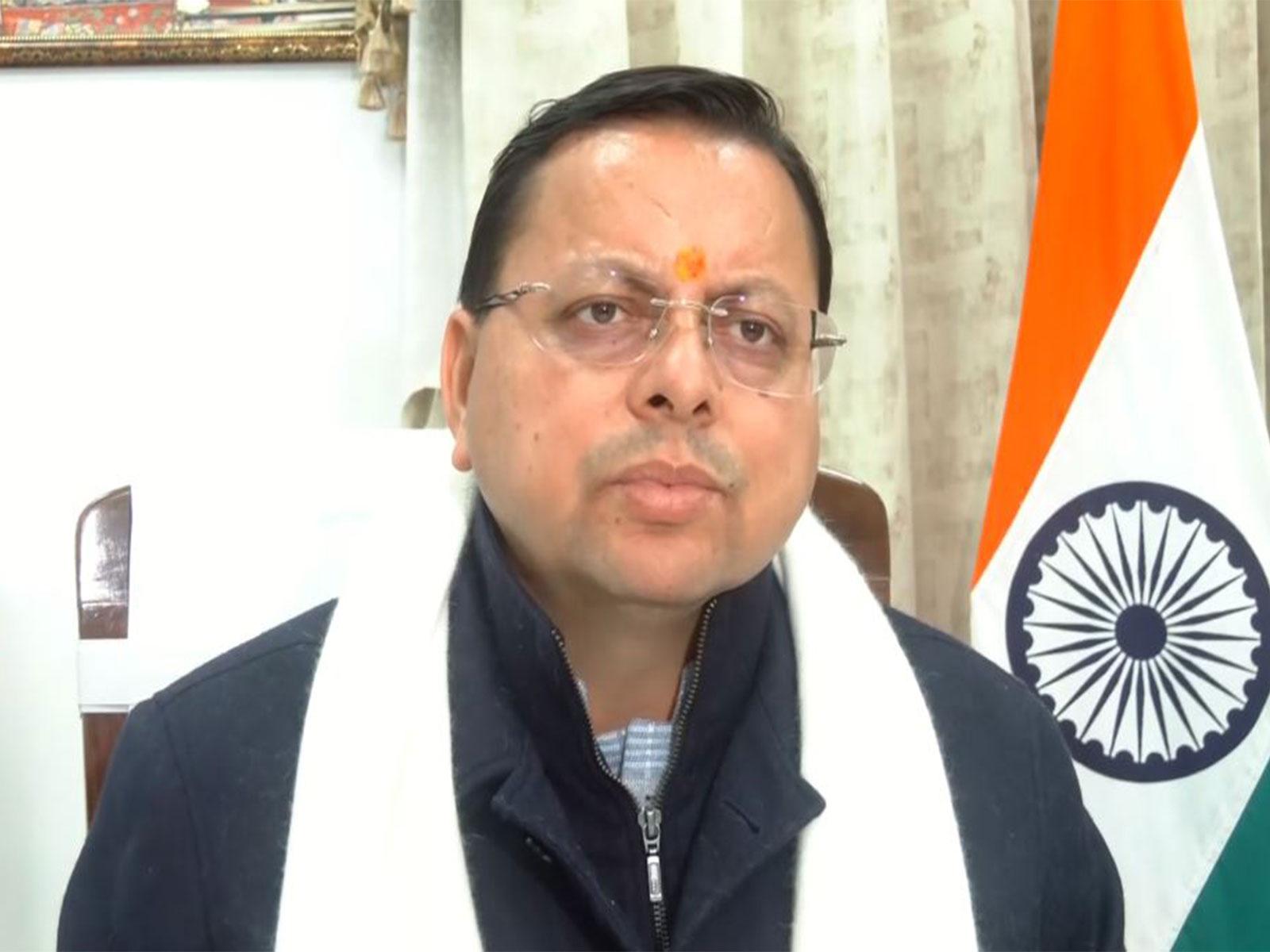 Uttarakhand Chief Minister Pushkar Singh Dhami. (Photo/ANI)