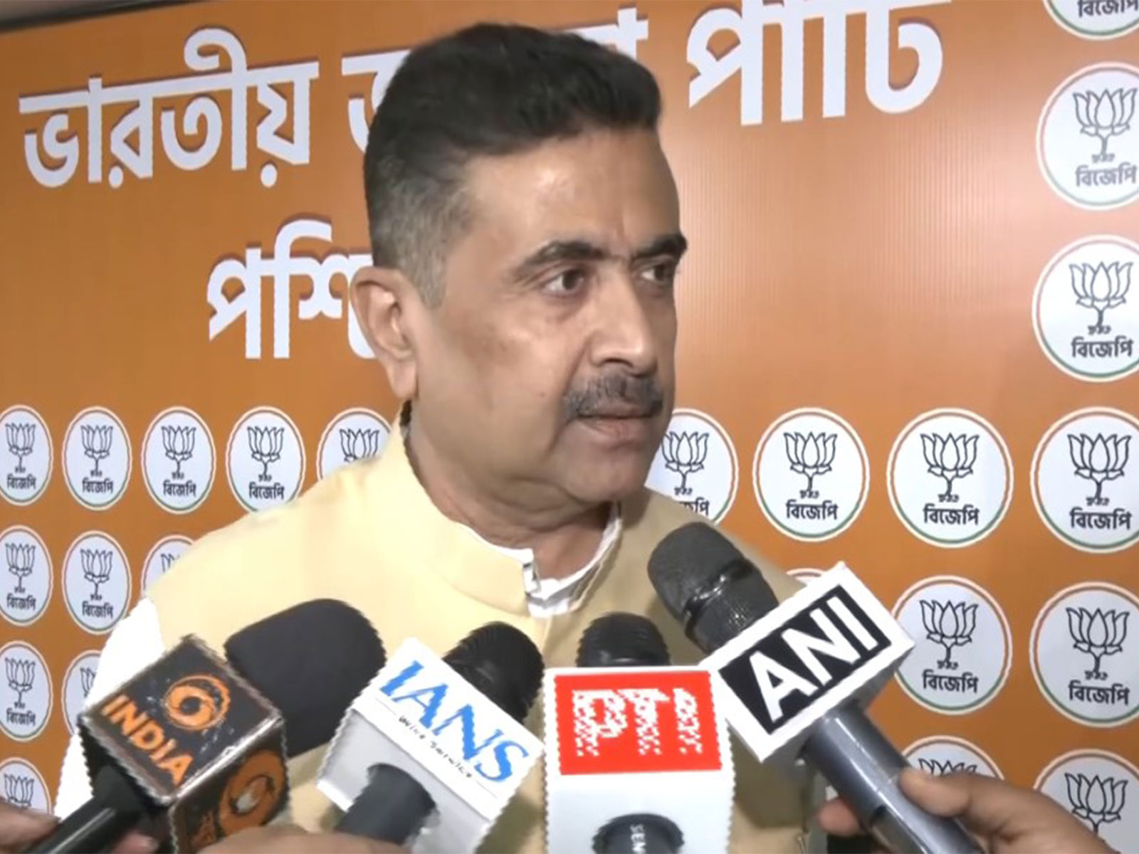 Leader of the Opposition in the West Bengal Assembly and BJP leader Suvendu Adhikari. (Photo/ANI)