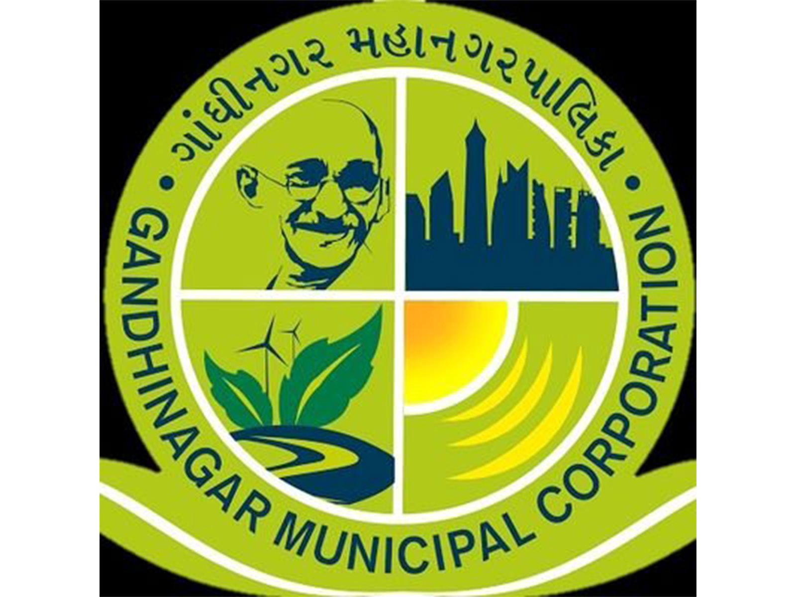 Official logo of Gandhinagar Municipal Corporation (Photo/ @GandhinagarMC on X) Official logo of Gandhinagar Municipal Corporation (Photo/ @GandhinagarMC on X)