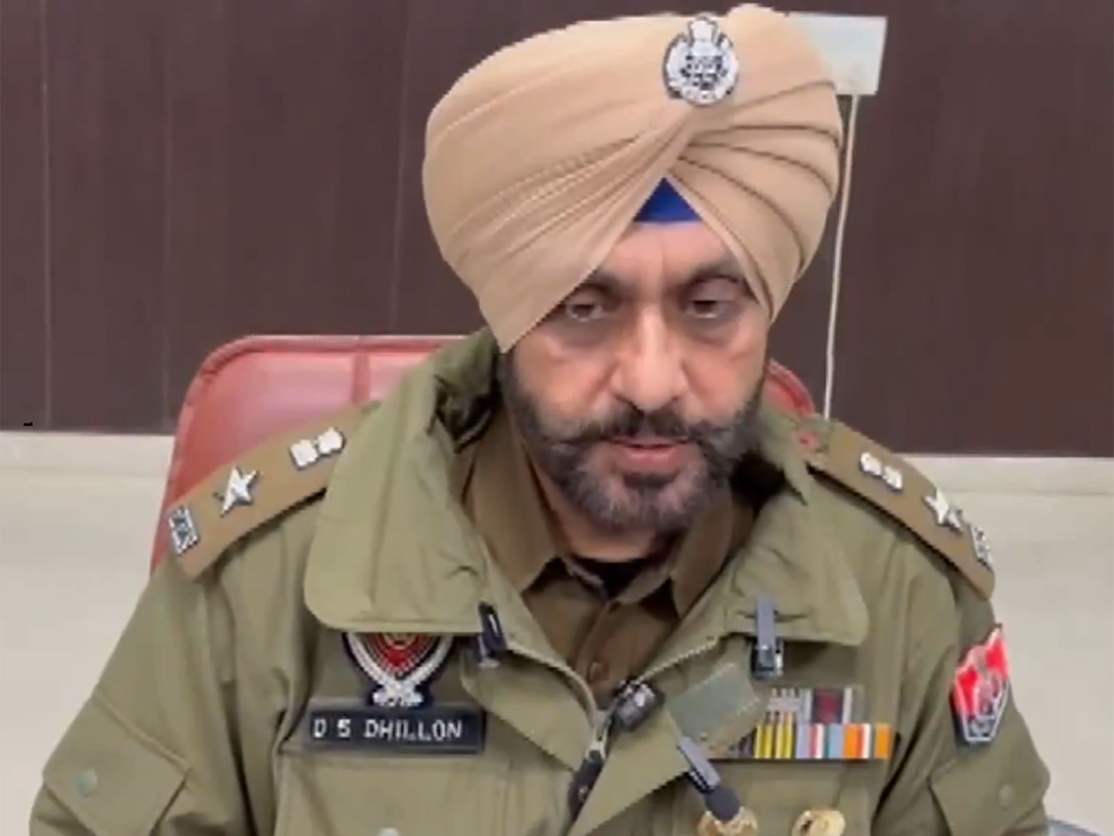 SSP Pathankot Daljinder Singh Dhillon (Photo/ ANI) SSP Pathankot Daljinder Singh Dhillon (Photo/ ANI)
