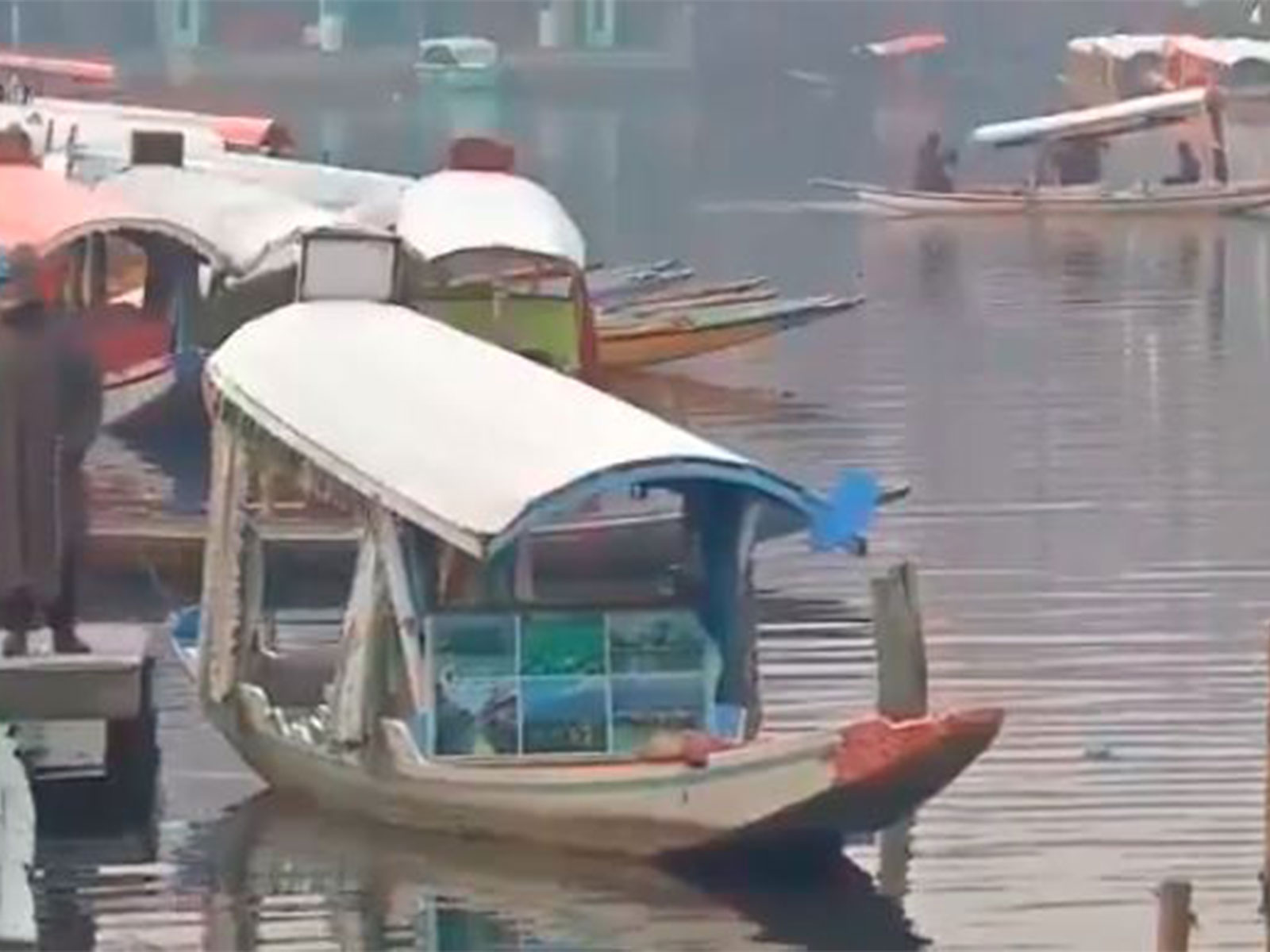 A view of Dal lake in Srinagar (Photo/ANI)
