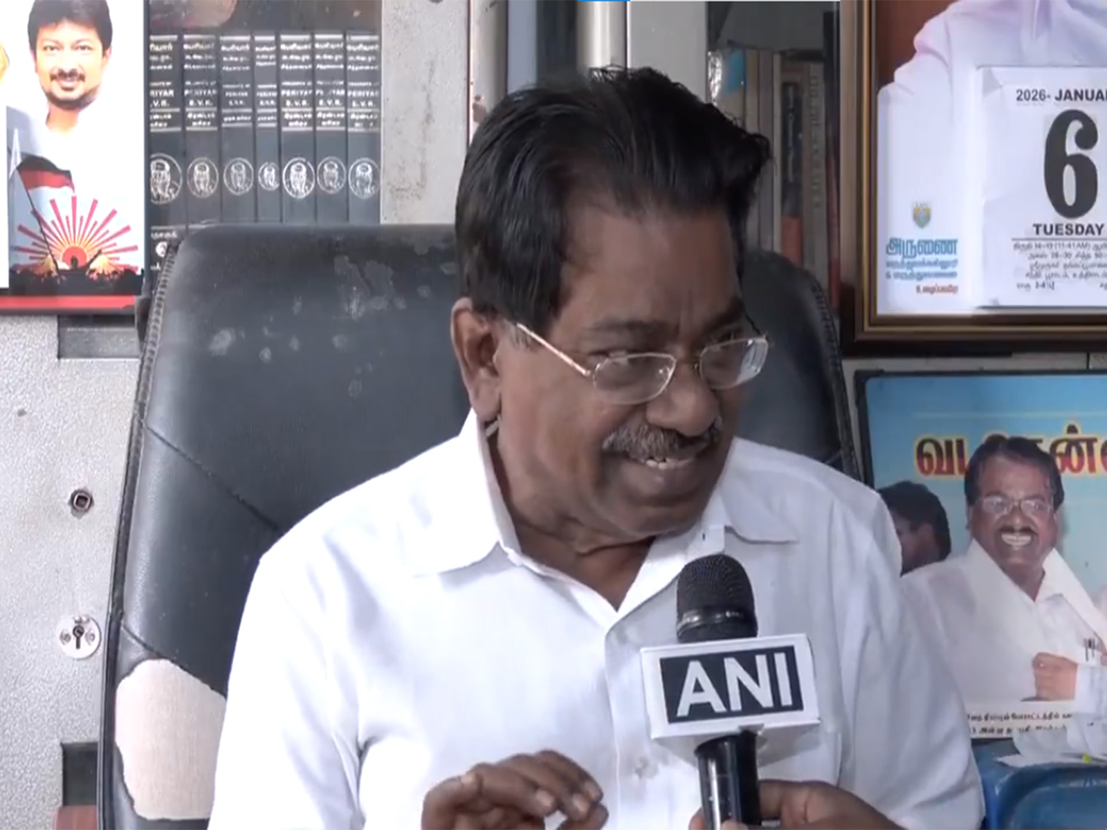 DMK spokesperson TKS Elangovan (Photo/ANI)
